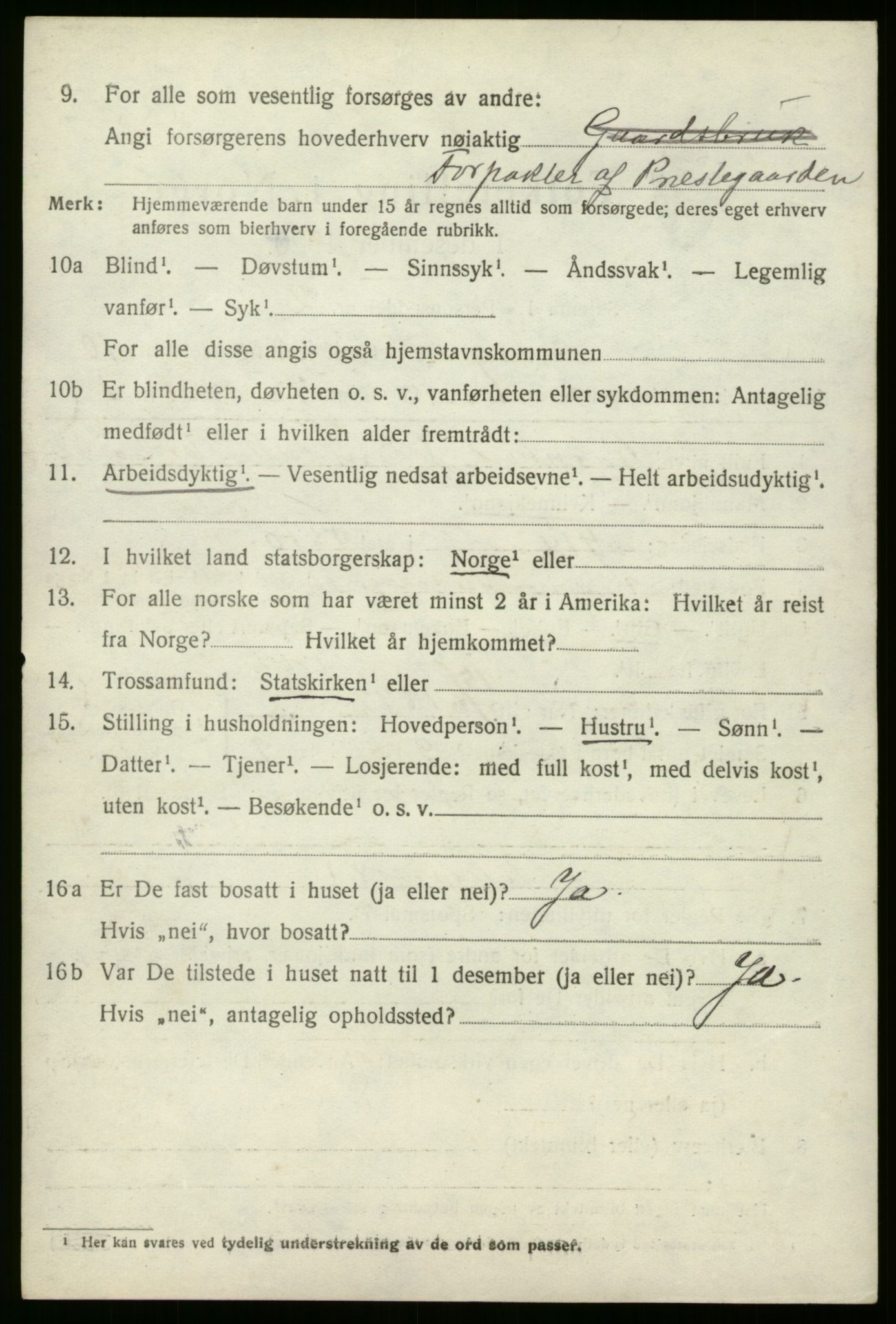 SAB, 1920 census for Stryn, 1920, p. 4827