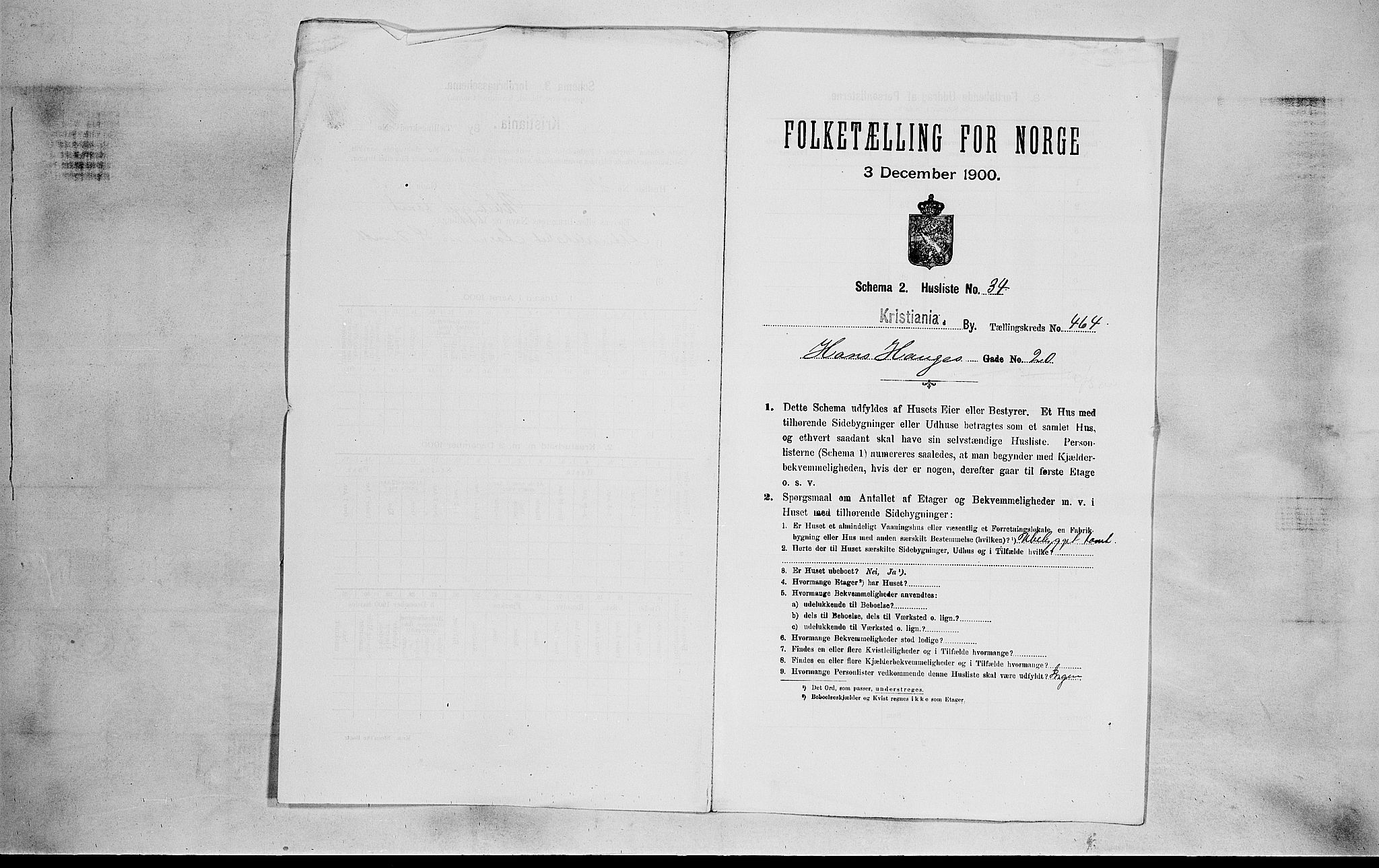 SAO, 1900 census for Kristiania, 1900, p. 32680