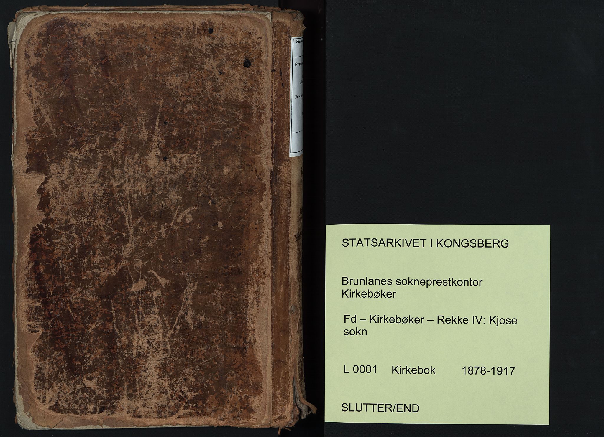 Brunlanes kirkebøker, AV/SAKO-A-342/F/Fd/L0001: Parish register (official) no. IV 1, 1878-1917