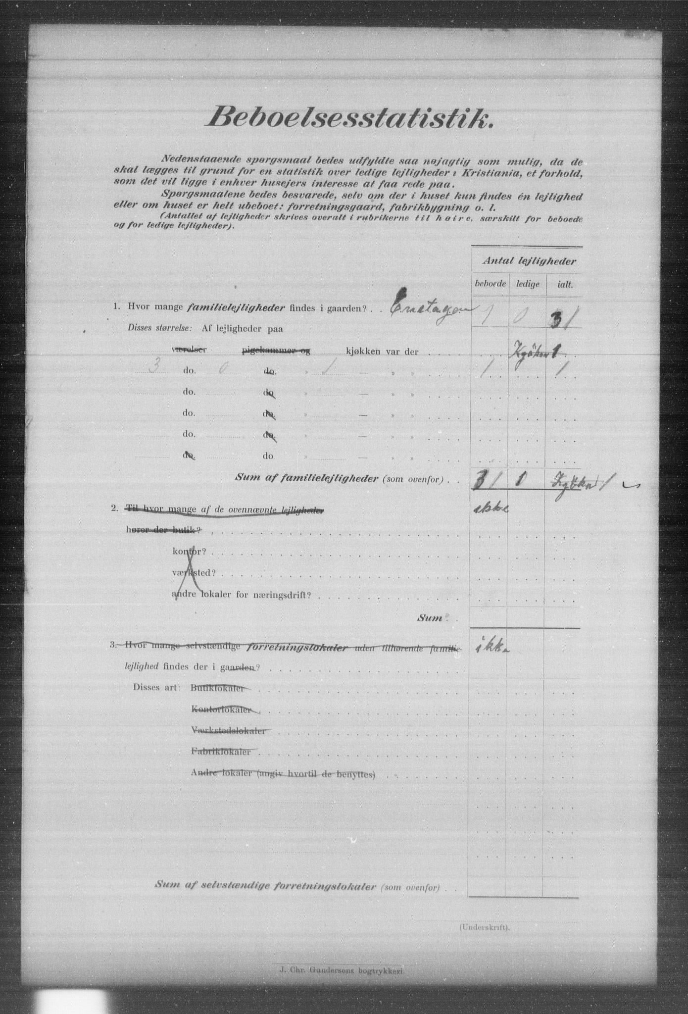 OBA, Municipal Census 1903 for Kristiania, 1903, p. 10186