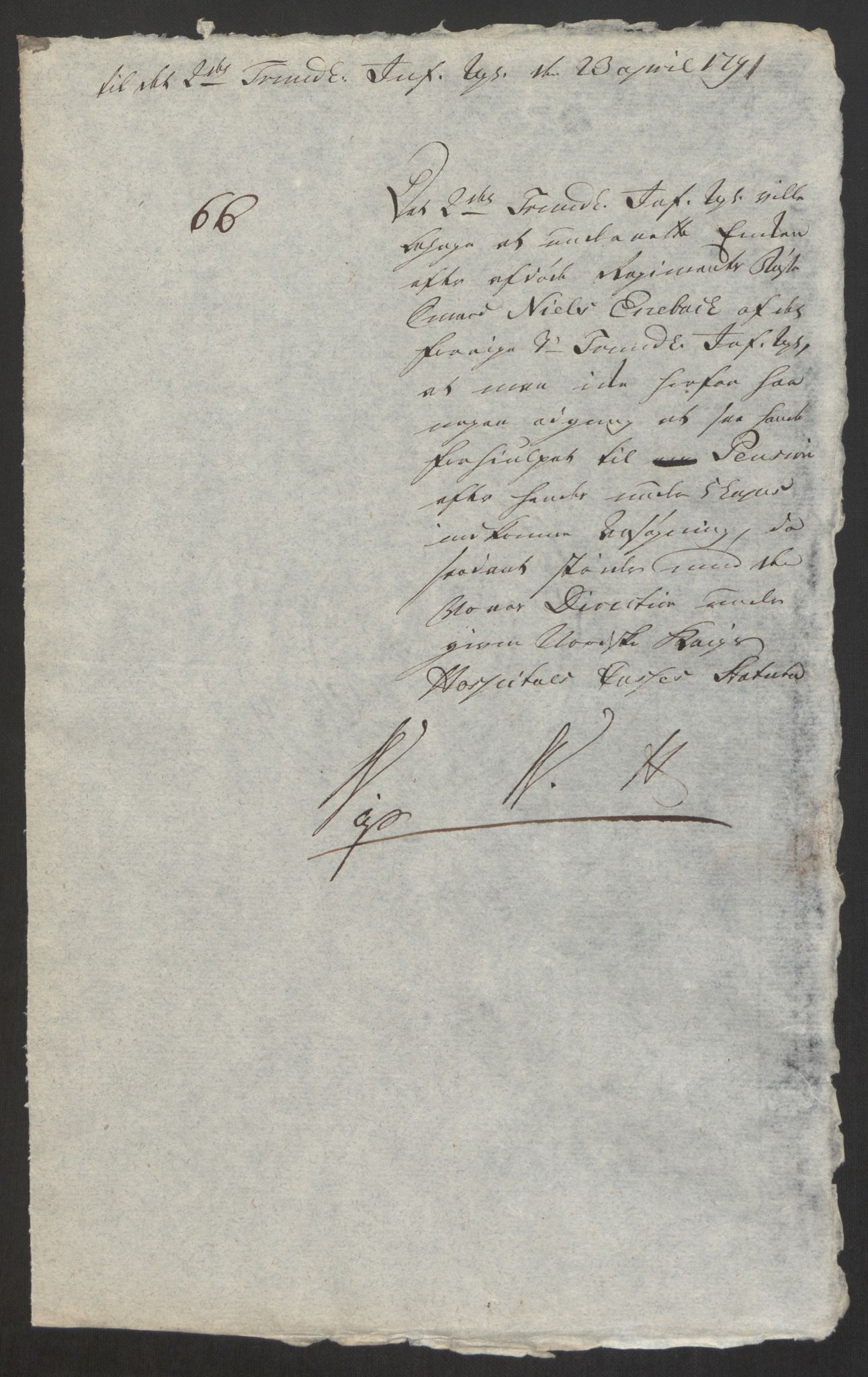 Forsvaret, Den norske kvesthuskasse/krigshospitalkasse, AV/RA-RAFA-1887/F/Fa/L0008: Konsepter, 1790-1793, p. 473