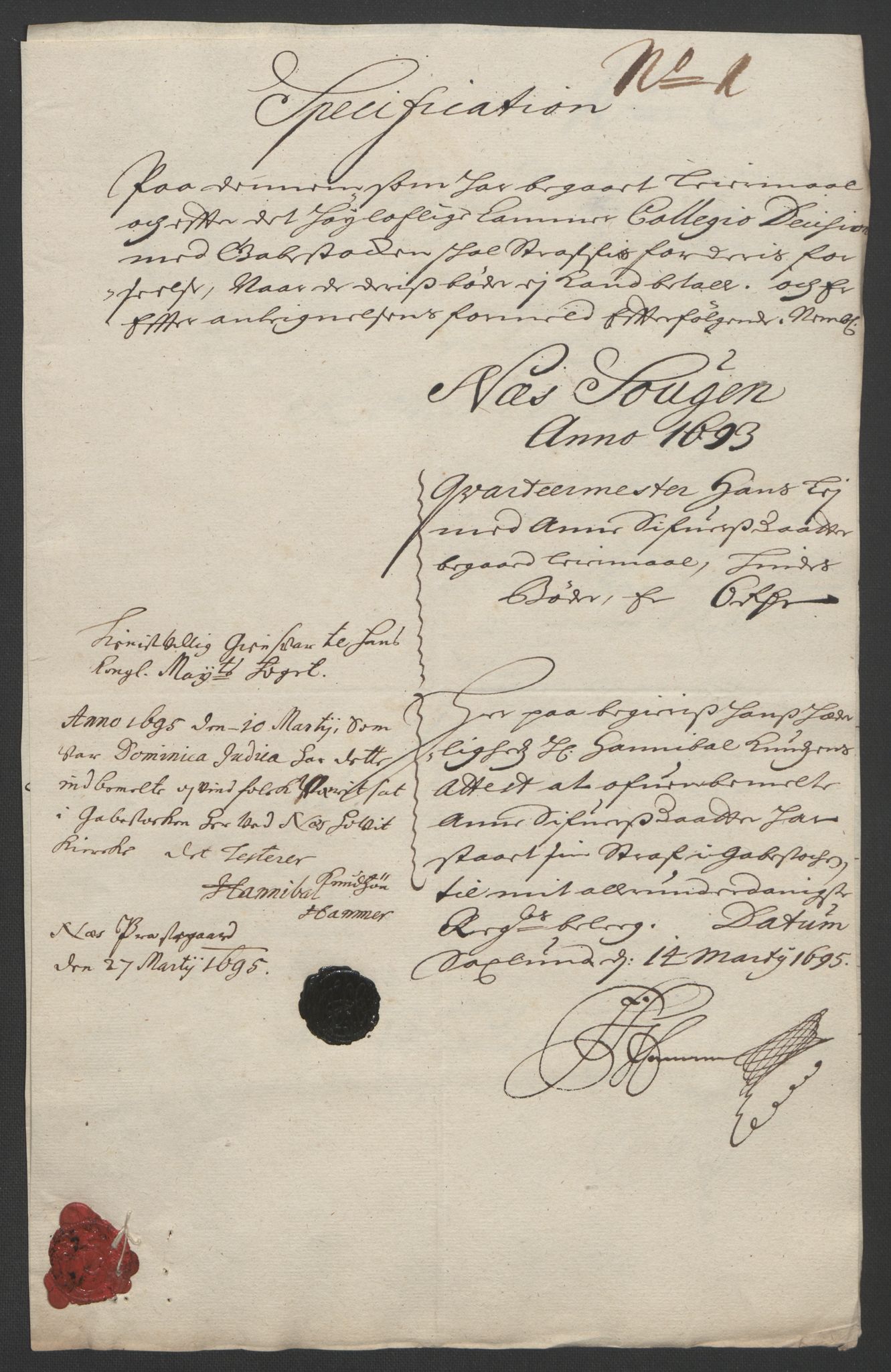 Rentekammeret inntil 1814, Reviderte regnskaper, Fogderegnskap, AV/RA-EA-4092/R16/L1036: Fogderegnskap Hedmark, 1695-1696, p. 114