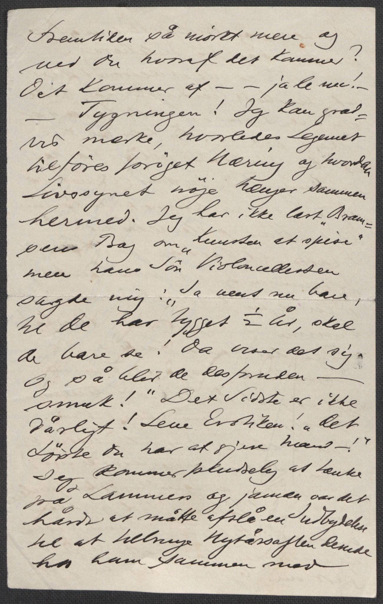 Beyer, Frants, AV/RA-PA-0132/F/L0001: Brev fra Edvard Grieg til Frantz Beyer og "En del optegnelser som kan tjene til kommentar til brevene" av Marie Beyer, 1872-1907, p. 873