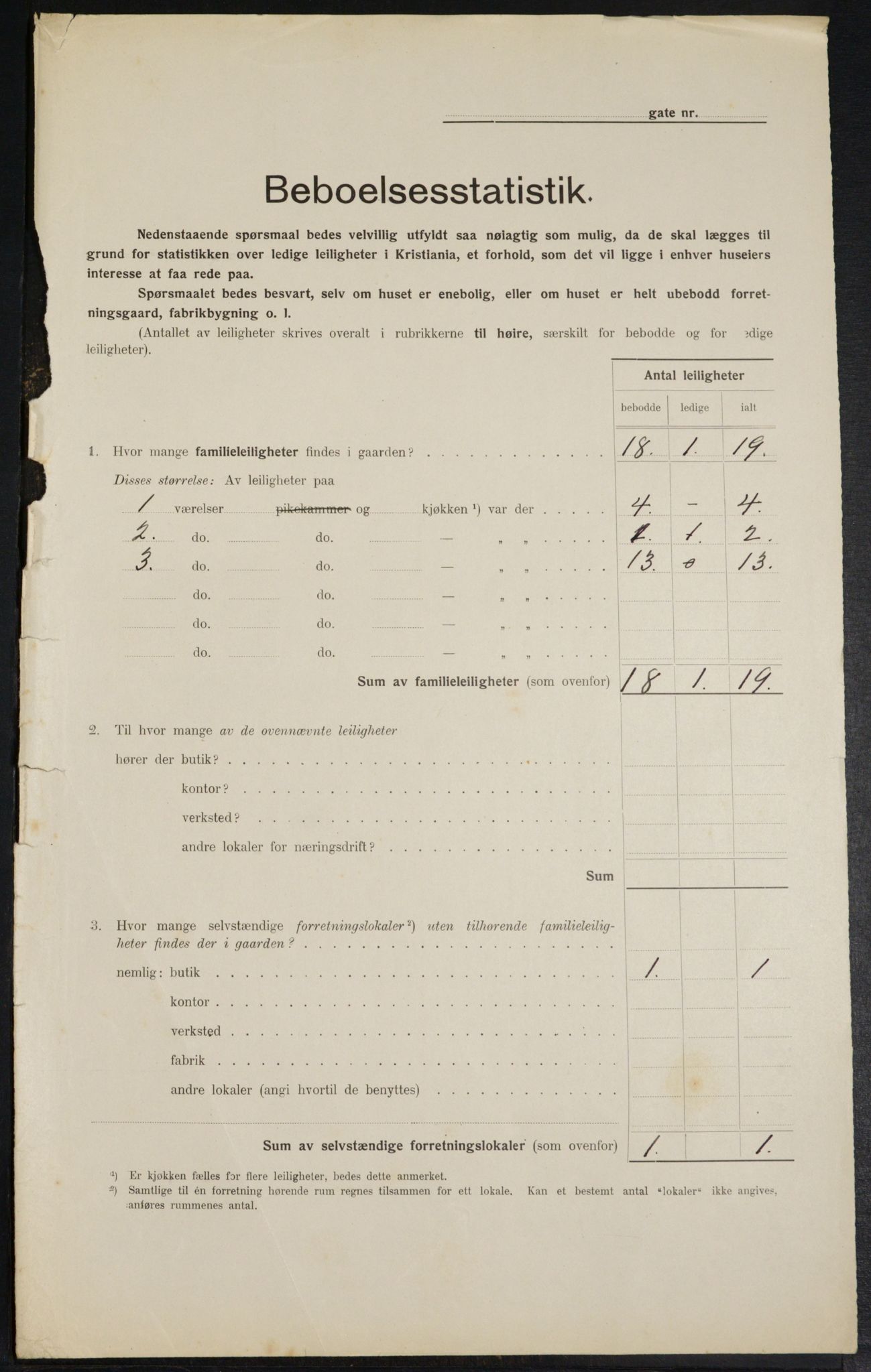 OBA, Municipal Census 1914 for Kristiania, 1914, p. 10291