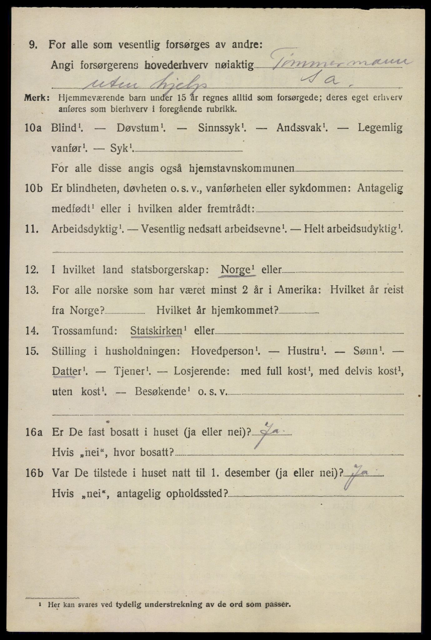 SAO, 1920 census for Bærum, 1920, p. 21993