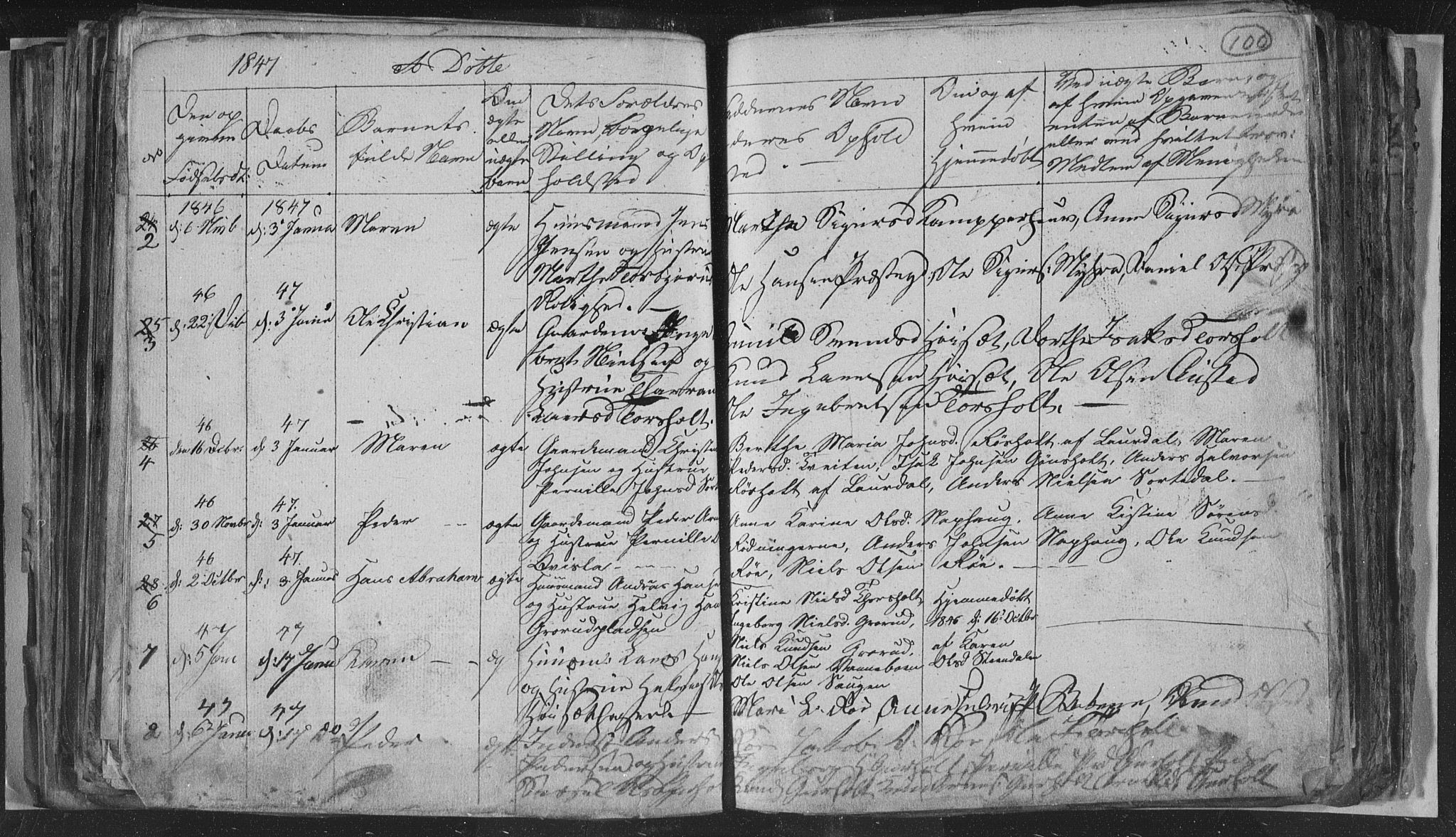 Siljan kirkebøker, SAKO/A-300/G/Ga/L0001: Parish register (copy) no. 1, 1827-1847, p. 100
