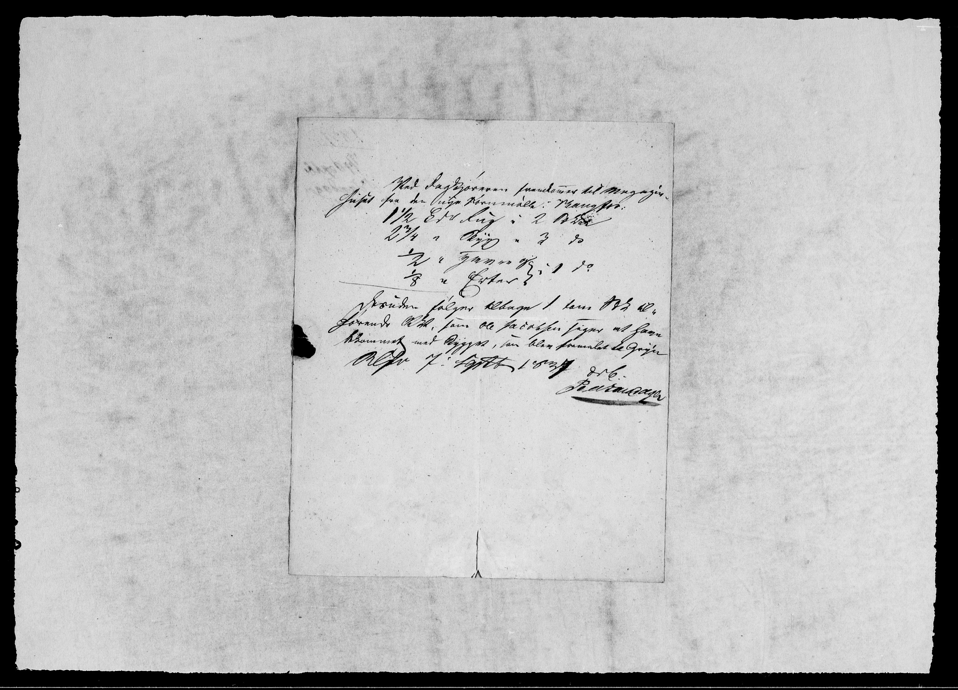 Modums Blaafarveværk, RA/PA-0157/G/Gb/L0118/0001: -- / Innkomne brev H - W, 1836-1837, p. 3