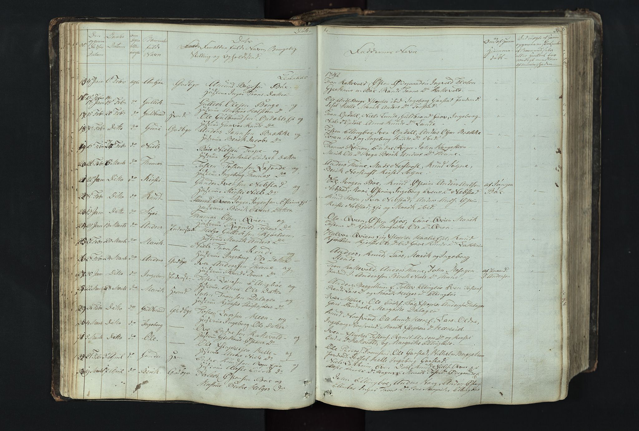 Vang prestekontor, Valdres, SAH/PREST-140/H/Hb/L0004: Parish register (copy) no. 4, 1835-1892, p. 33