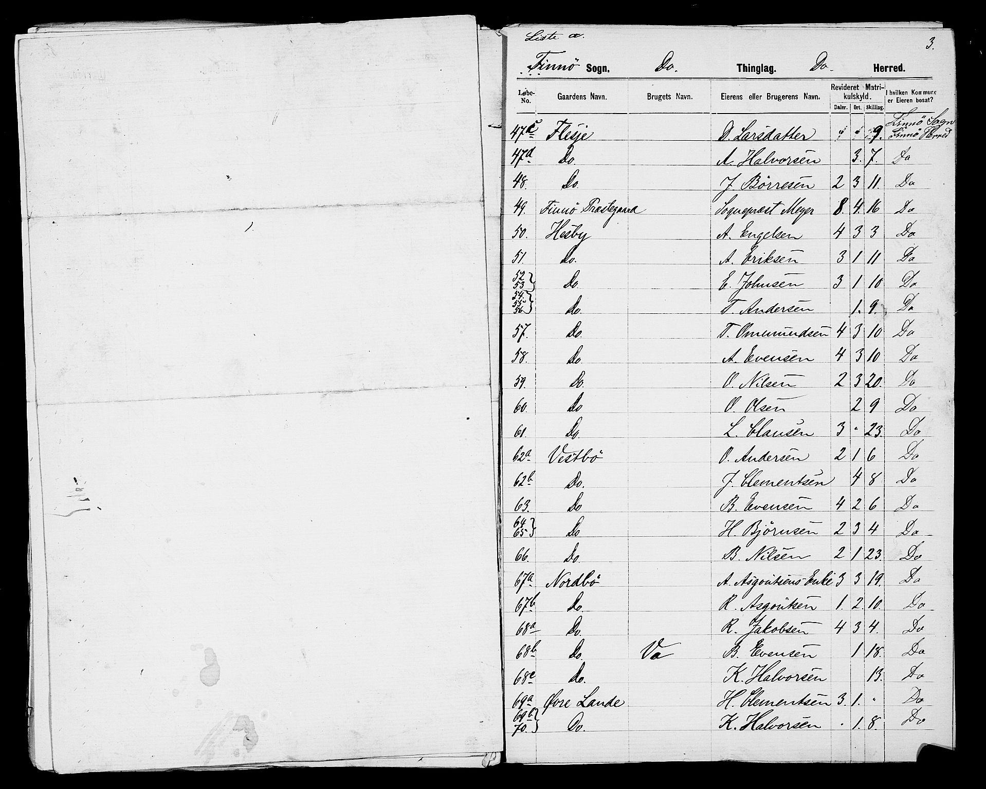 SAST, 1875 census for 1141P Finnøy, 1875, p. 29