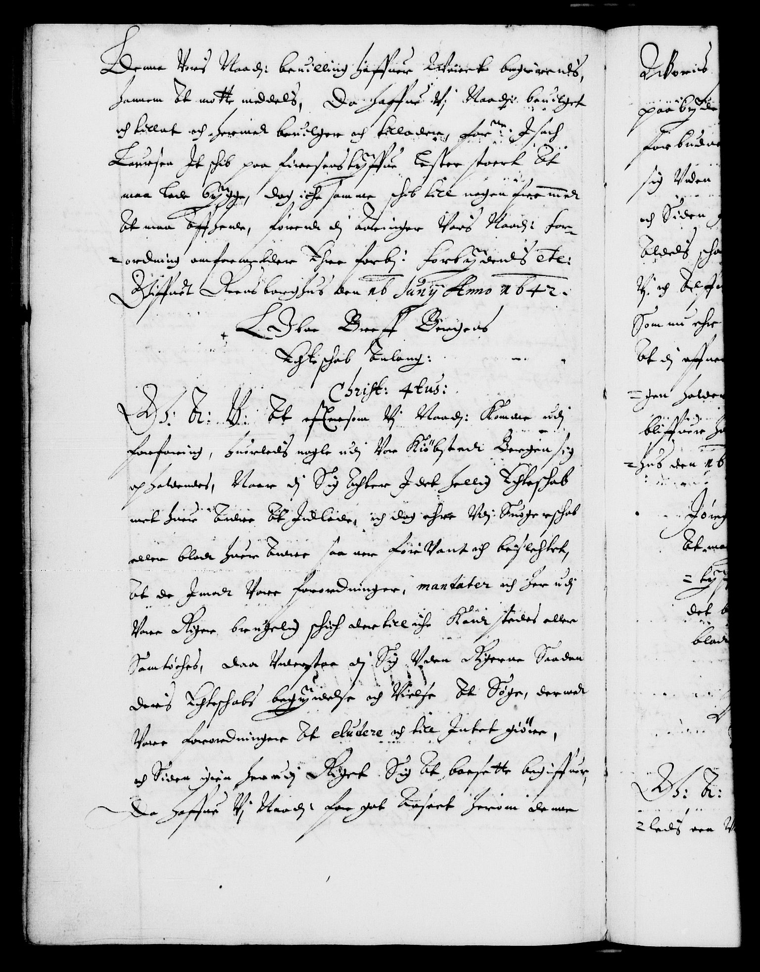 Danske Kanselli 1572-1799, AV/RA-EA-3023/F/Fc/Fca/Fcaa/L0006: Norske registre (mikrofilm), 1637-1642, p. 445b