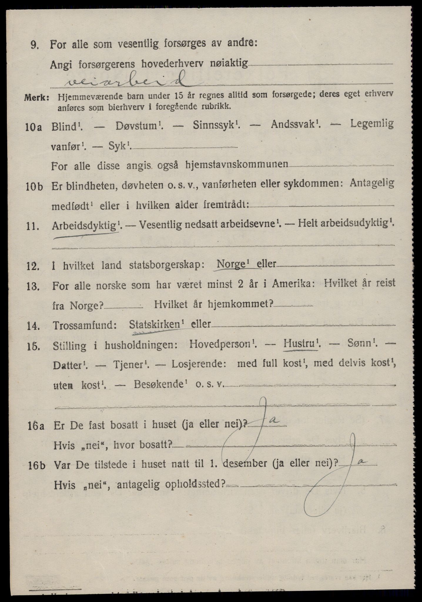 SAT, 1920 census for Sykkylven, 1920, p. 3640