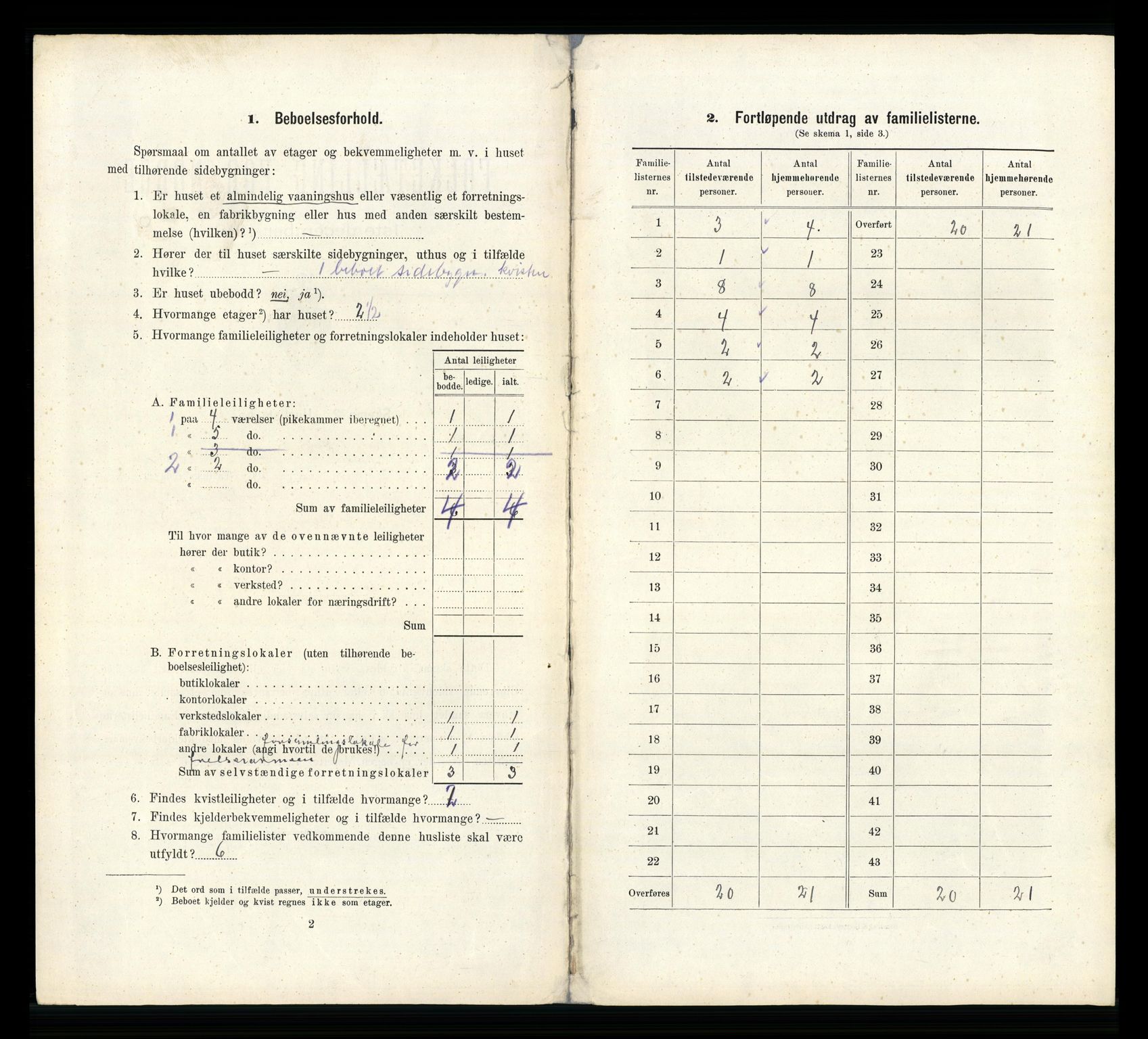 RA, 1910 census for Grimstad, 1910, p. 1839