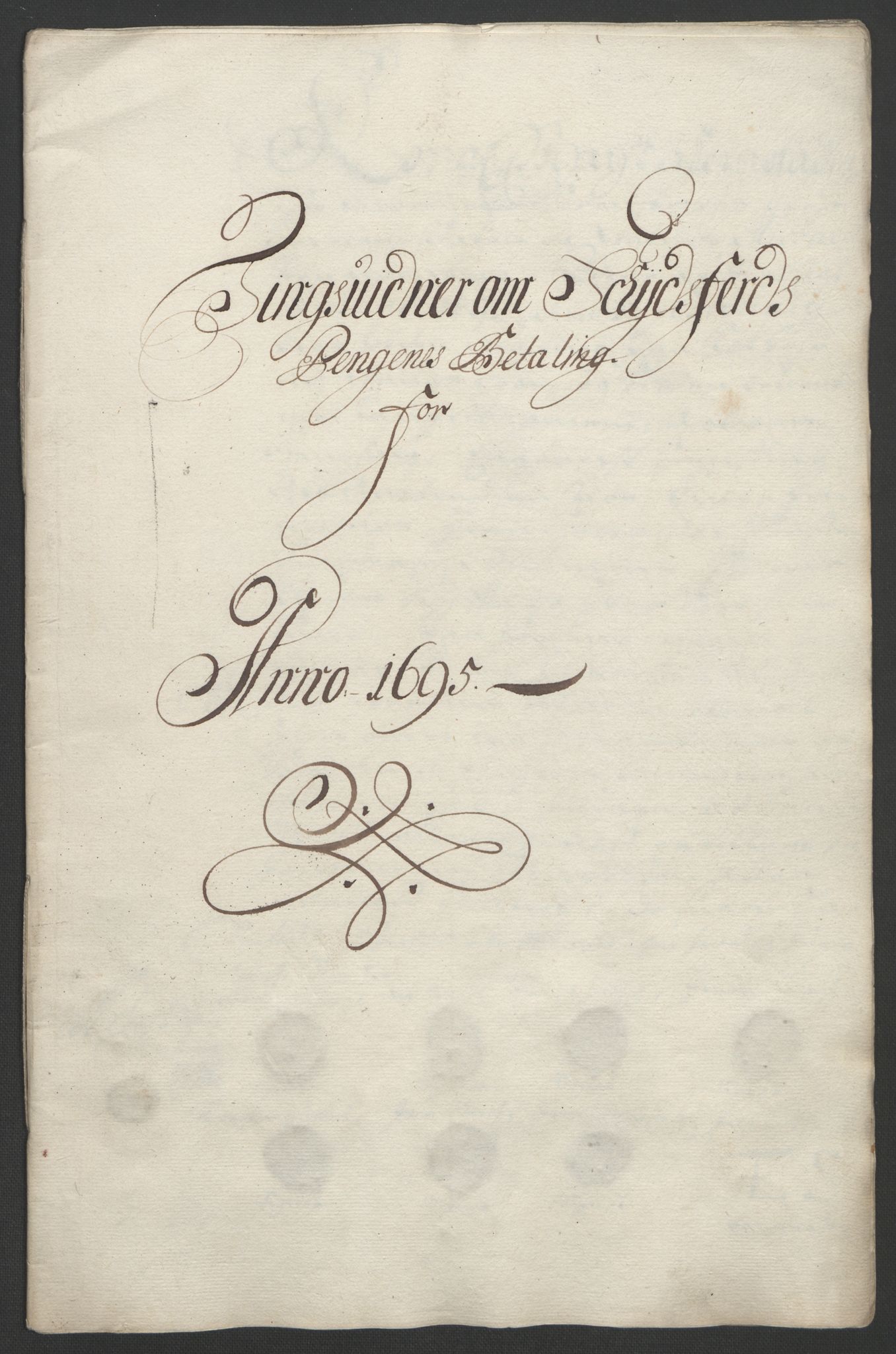 Rentekammeret inntil 1814, Reviderte regnskaper, Fogderegnskap, RA/EA-4092/R18/L1293: Fogderegnskap Hadeland, Toten og Valdres, 1695, p. 191