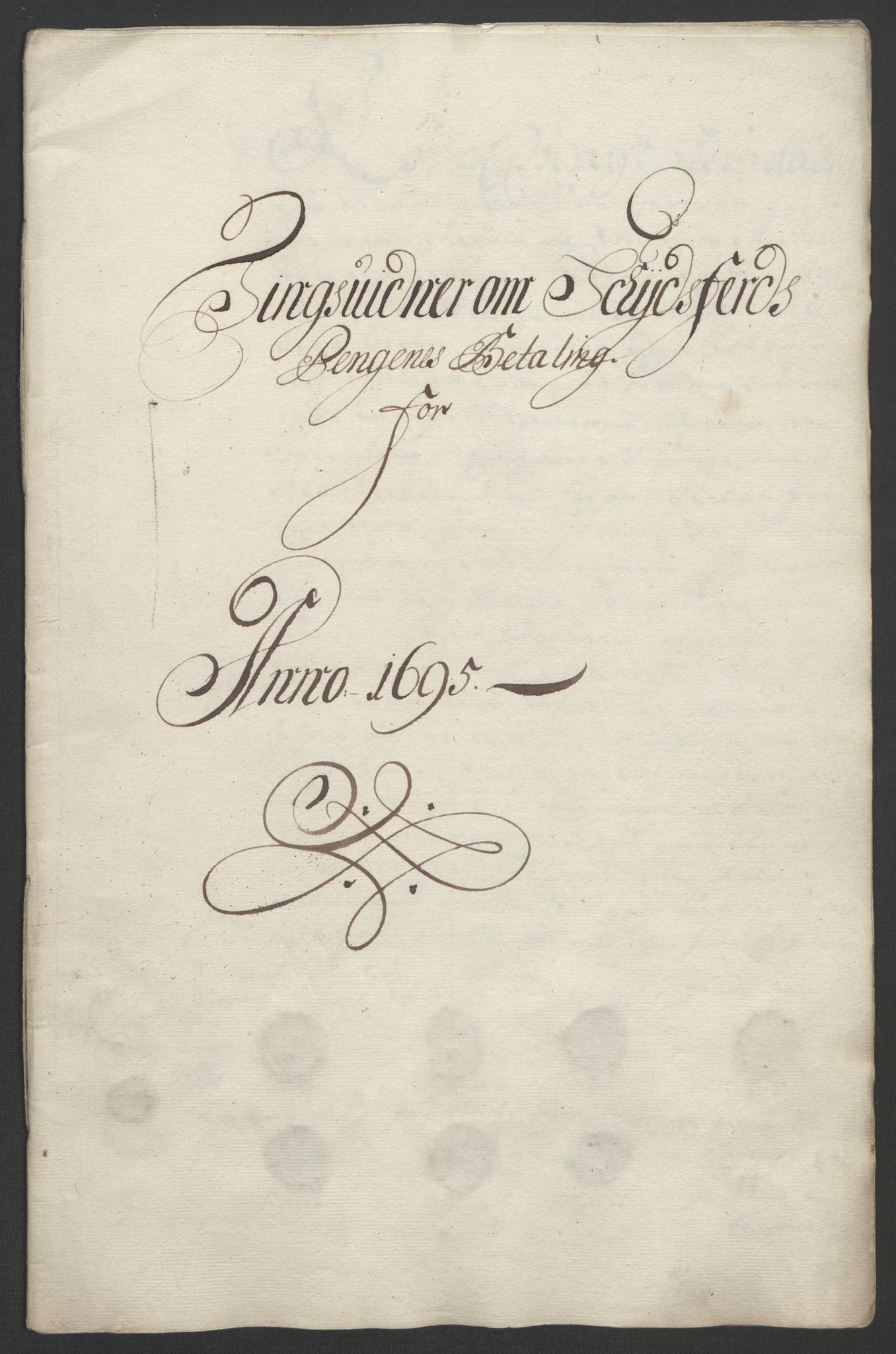 Rentekammeret inntil 1814, Reviderte regnskaper, Fogderegnskap, AV/RA-EA-4092/R18/L1293: Fogderegnskap Hadeland, Toten og Valdres, 1695, p. 191