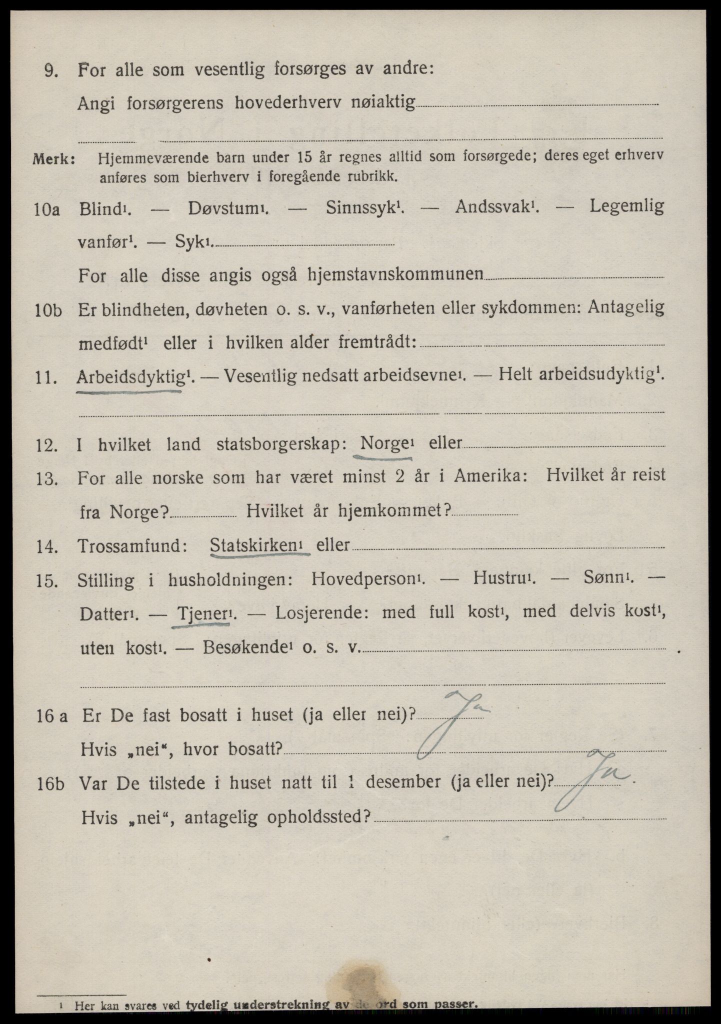 SAT, 1920 census for Surnadal, 1920, p. 3534