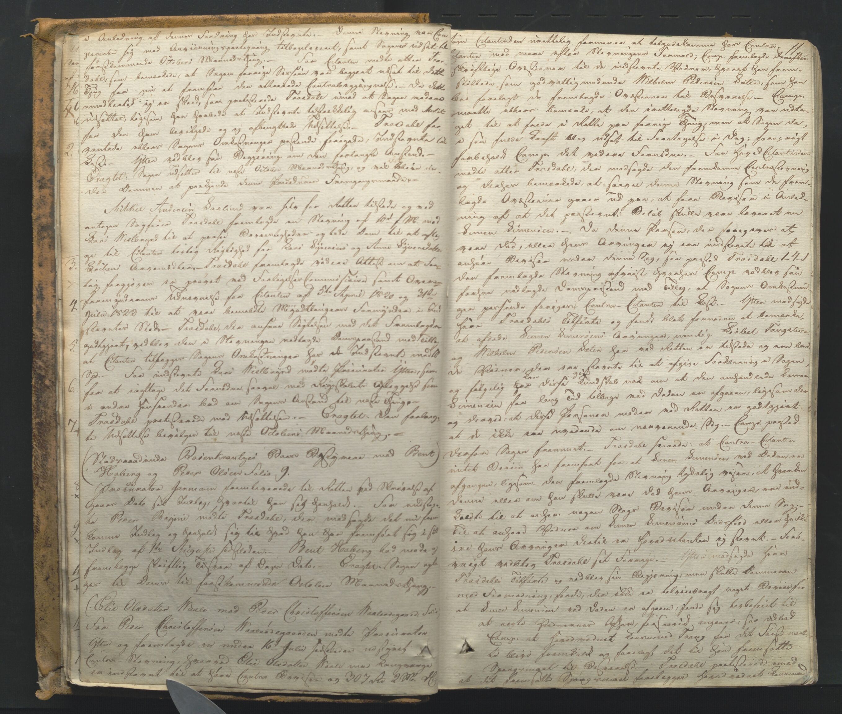 Sør-Hedmark sorenskriveri, AV/SAH-TING-014/G/Gb/Gba/L0004: Tingbok, 1822-1833, p. 10b-11a