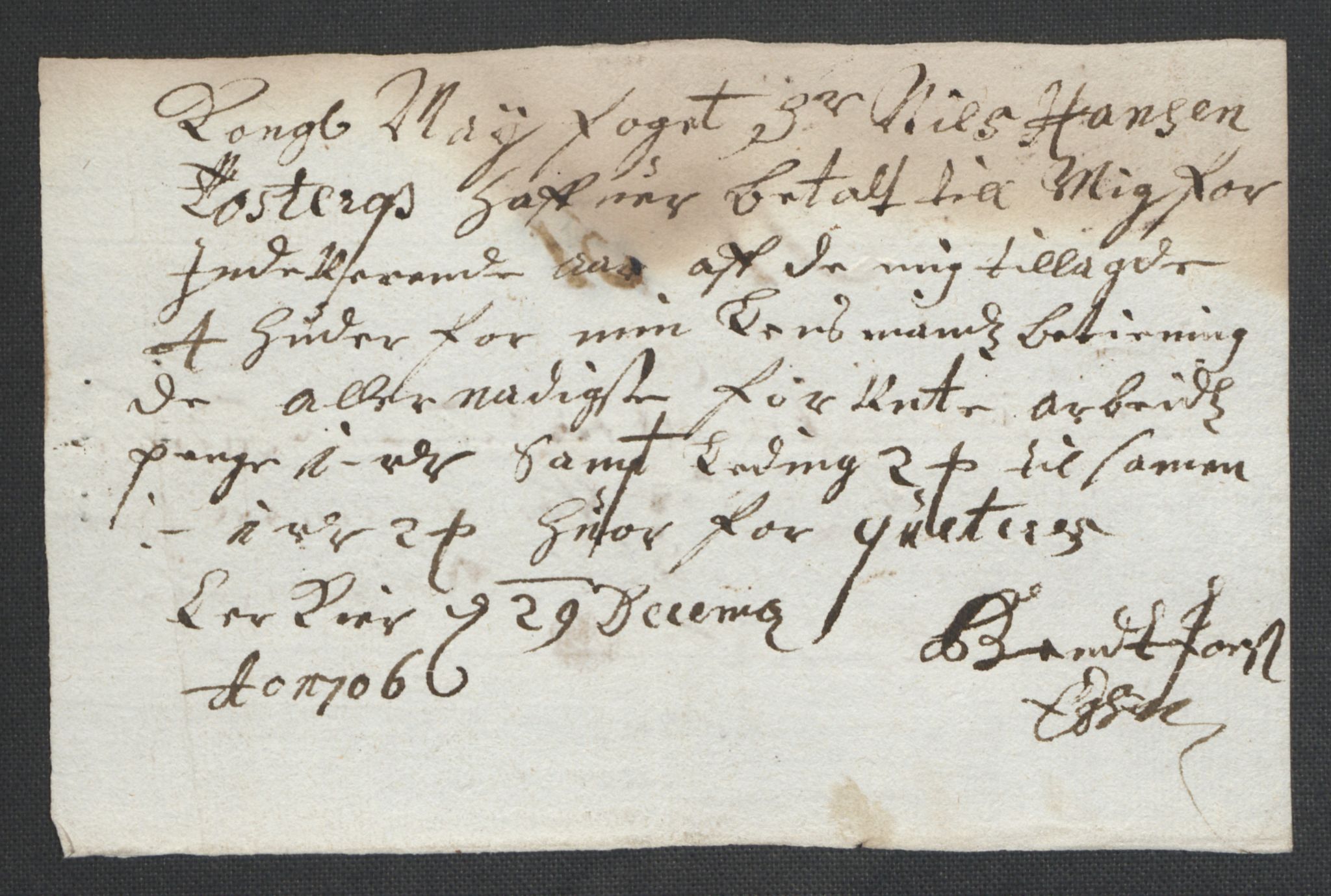 Rentekammeret inntil 1814, Reviderte regnskaper, Fogderegnskap, AV/RA-EA-4092/R43/L2551: Fogderegnskap Lista og Mandal, 1705-1709, p. 370