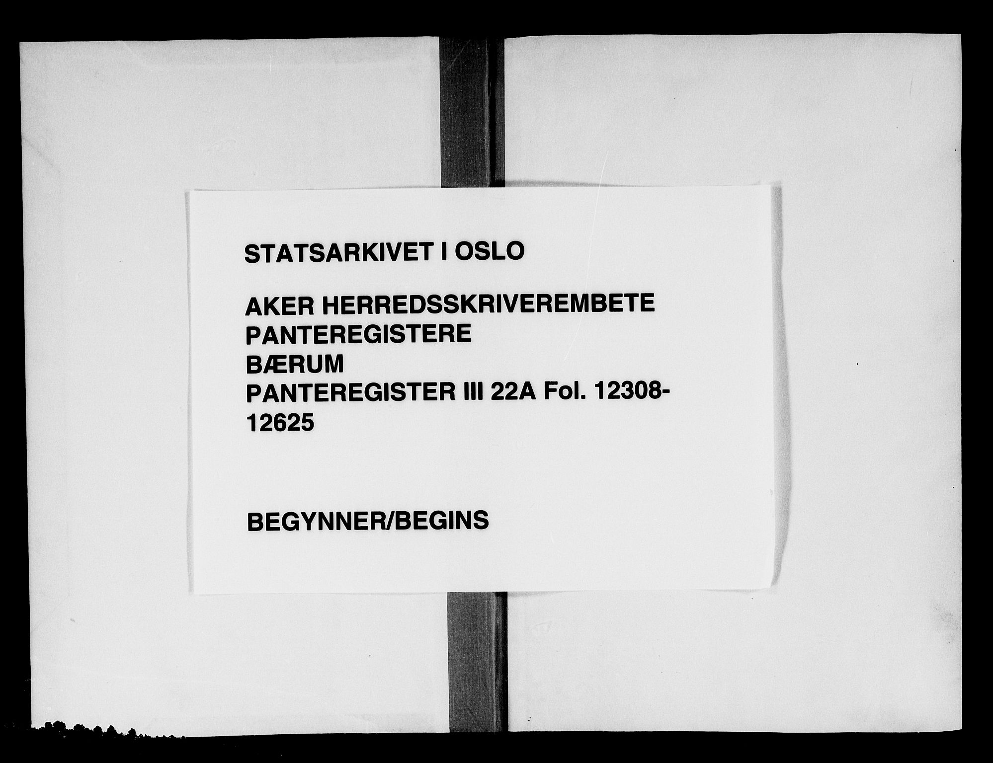 Aker herredsskriveri, SAO/A-10896/G/Ga/Gab/Gabc/L0022a: Mortgage register no. III 22a, 1924-1950