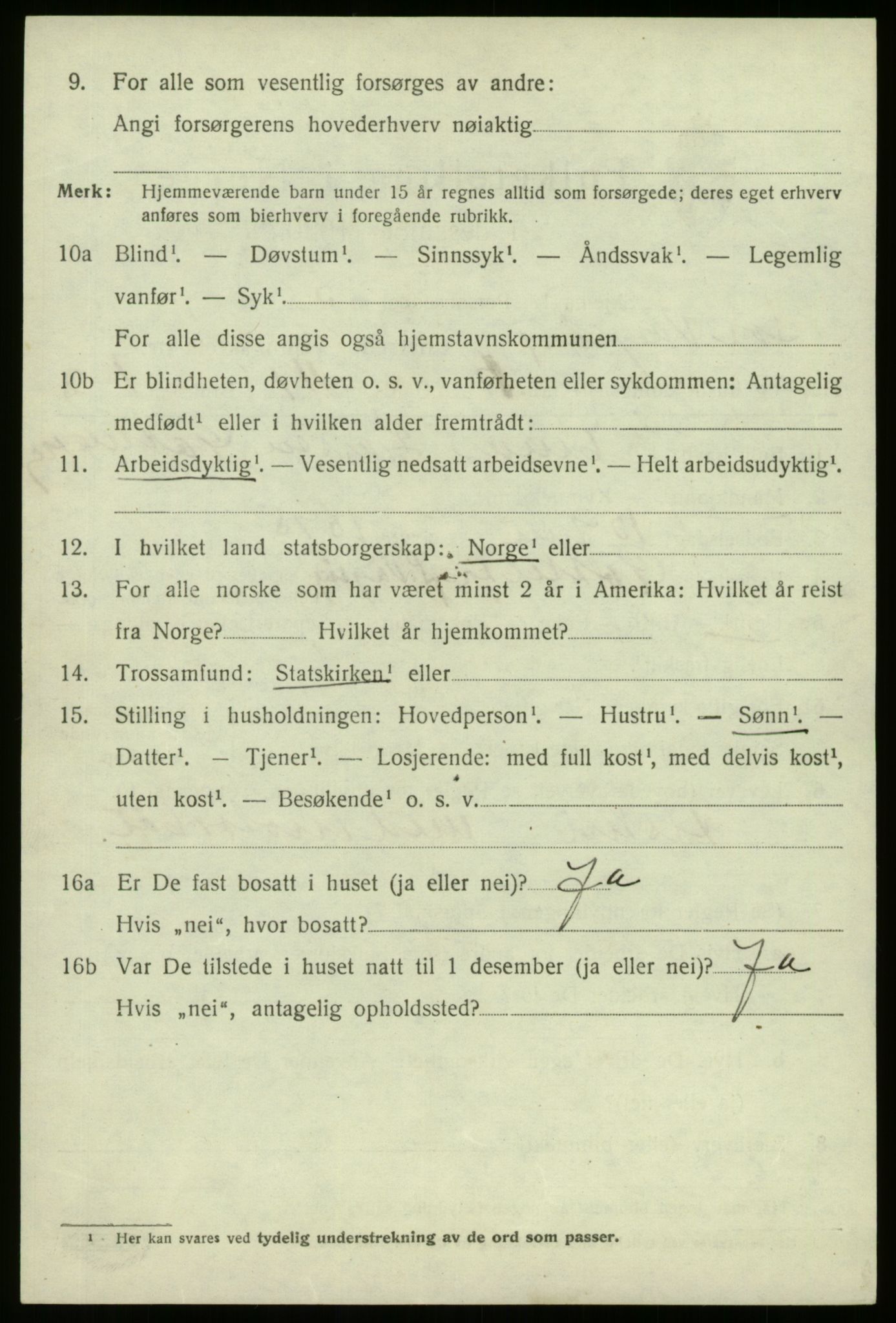 SAB, 1920 census for Sør-Vågsøy, 1920, p. 4785