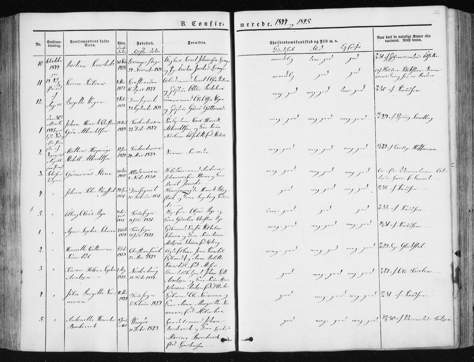 Ministerialprotokoller, klokkerbøker og fødselsregistre - Sør-Trøndelag, SAT/A-1456/602/L0110: Parish register (official) no. 602A08, 1840-1854, p. 152
