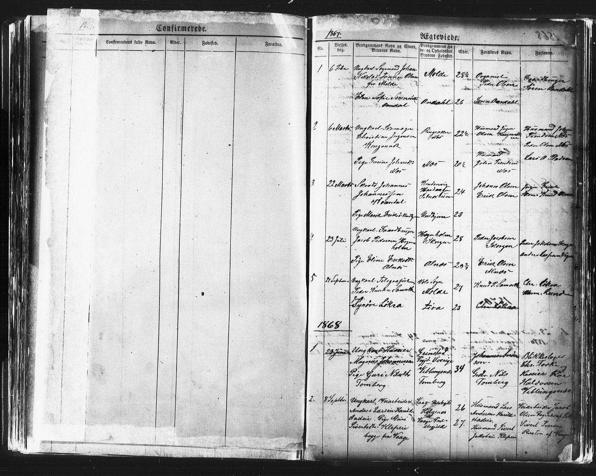 Ministerialprotokoller, klokkerbøker og fødselsregistre - Møre og Romsdal, SAT/A-1454/544/L0580: Parish register (copy) no. 544C02, 1867-1909, p. 194