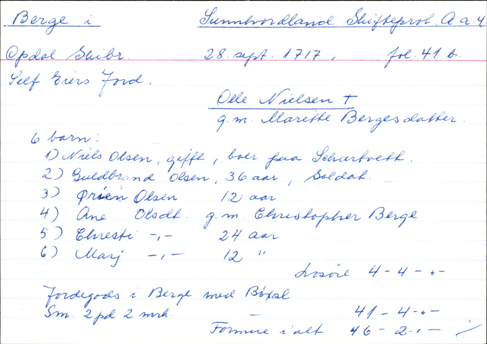 Skiftekort ved Statsarkivet i Bergen, SAB/SKIFTEKORT/004/L0003: Skifteprotokoll nr. 4, 1717-1722, p. 238