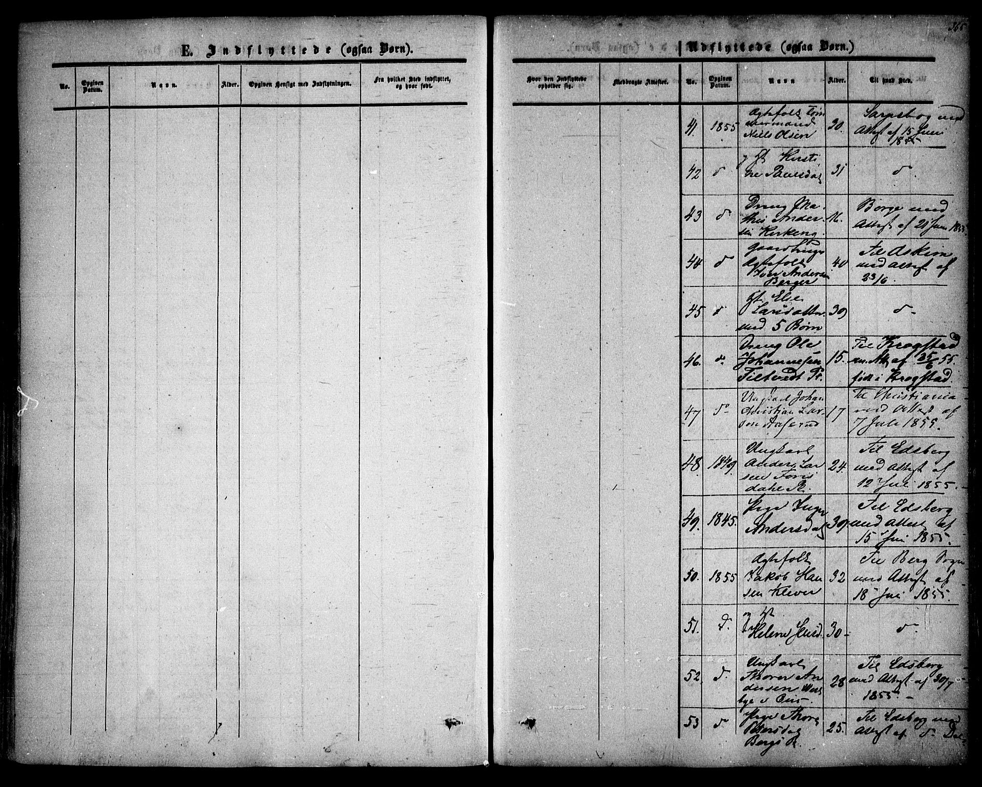 Rakkestad prestekontor Kirkebøker, AV/SAO-A-2008/F/Fa/L0009: Parish register (official) no. I 9, 1850-1856, p. 365