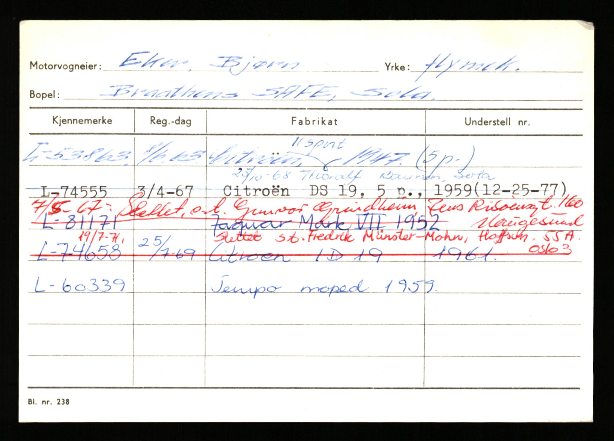 Stavanger trafikkstasjon, AV/SAST-A-101942/0/H/L0007: Egerøy - Eppeland, 1930-1971, p. 1497