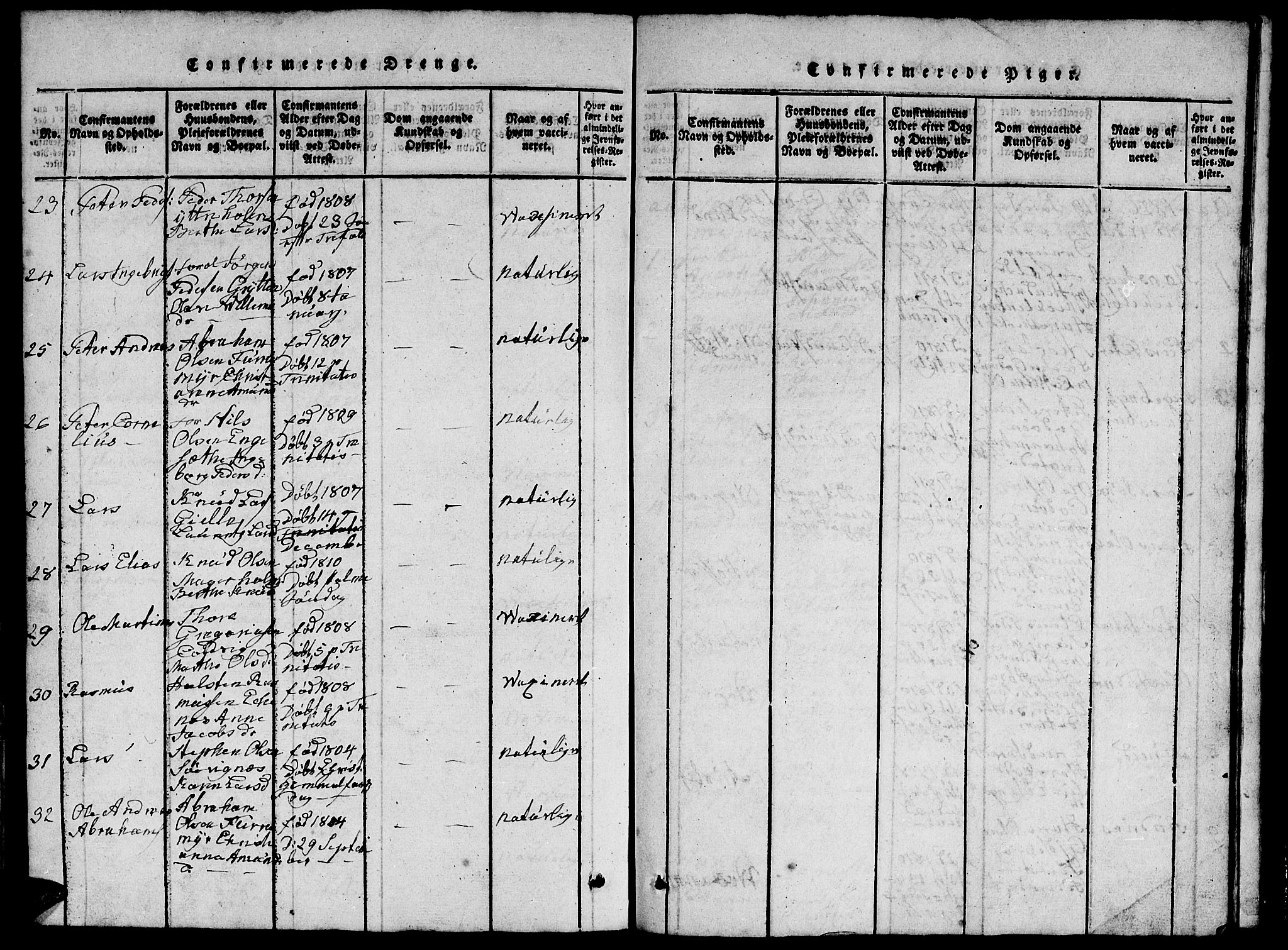 Ministerialprotokoller, klokkerbøker og fødselsregistre - Møre og Romsdal, AV/SAT-A-1454/528/L0423: Parish register (copy) no. 528C04, 1816-1827