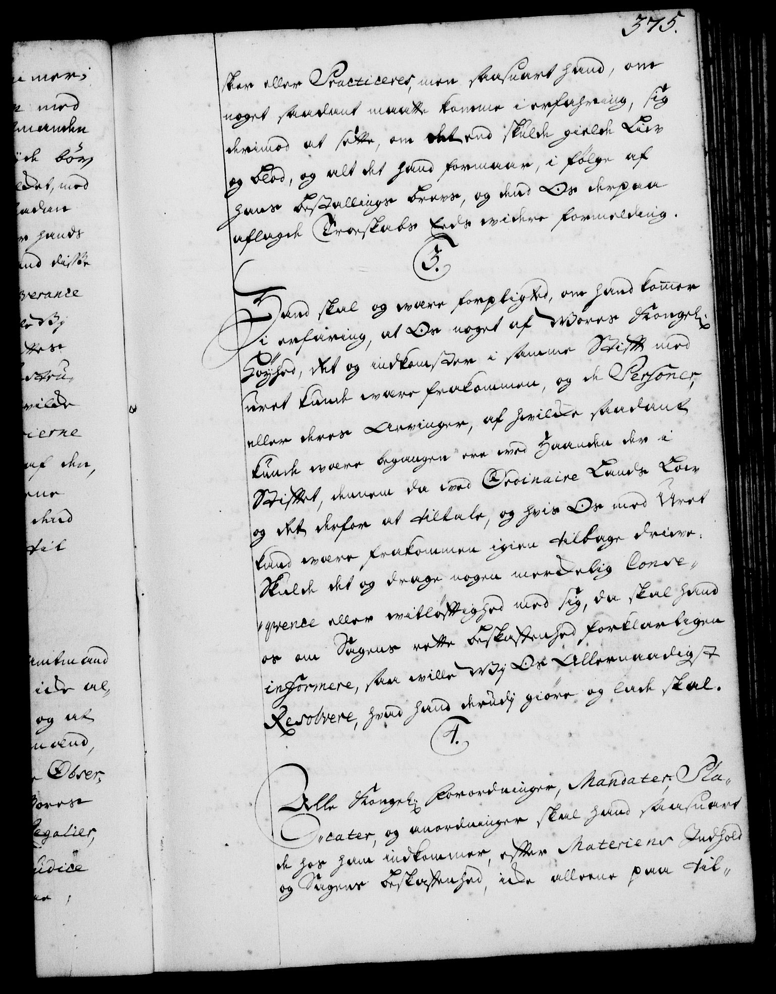 Rentekammeret, Kammerkanselliet, RA/EA-3111/G/Gg/Ggi/L0001: Norsk instruksjonsprotokoll med register (merket RK 53.34), 1720-1729, p. 375