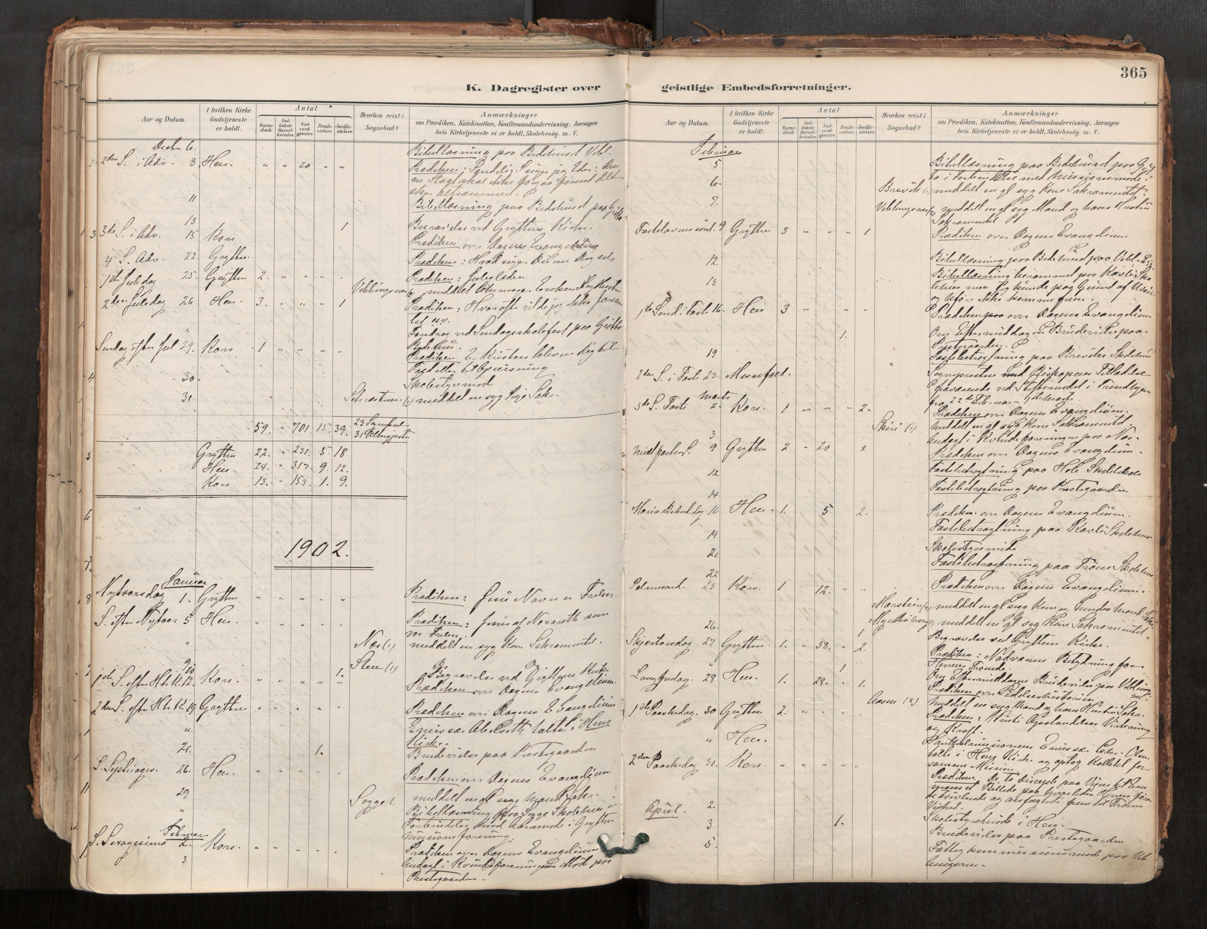 Ministerialprotokoller, klokkerbøker og fødselsregistre - Møre og Romsdal, AV/SAT-A-1454/544/L0585: Parish register (official) no. 544A06, 1887-1924, p. 365