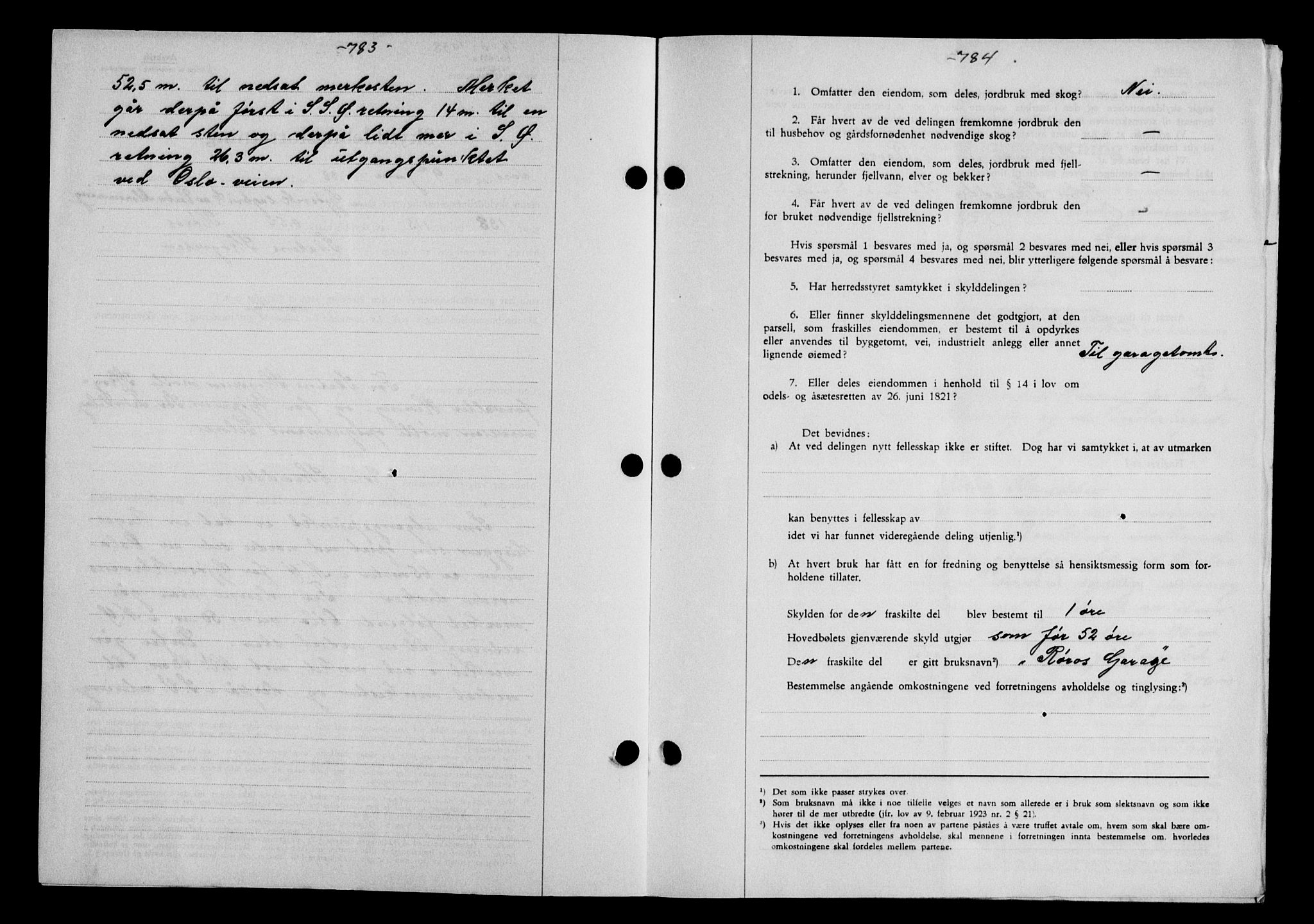 Gauldal sorenskriveri, SAT/A-0014/1/2/2C/L0048: Mortgage book no. 51-52, 1937-1938, p. 783, Diary no: : 777/1938