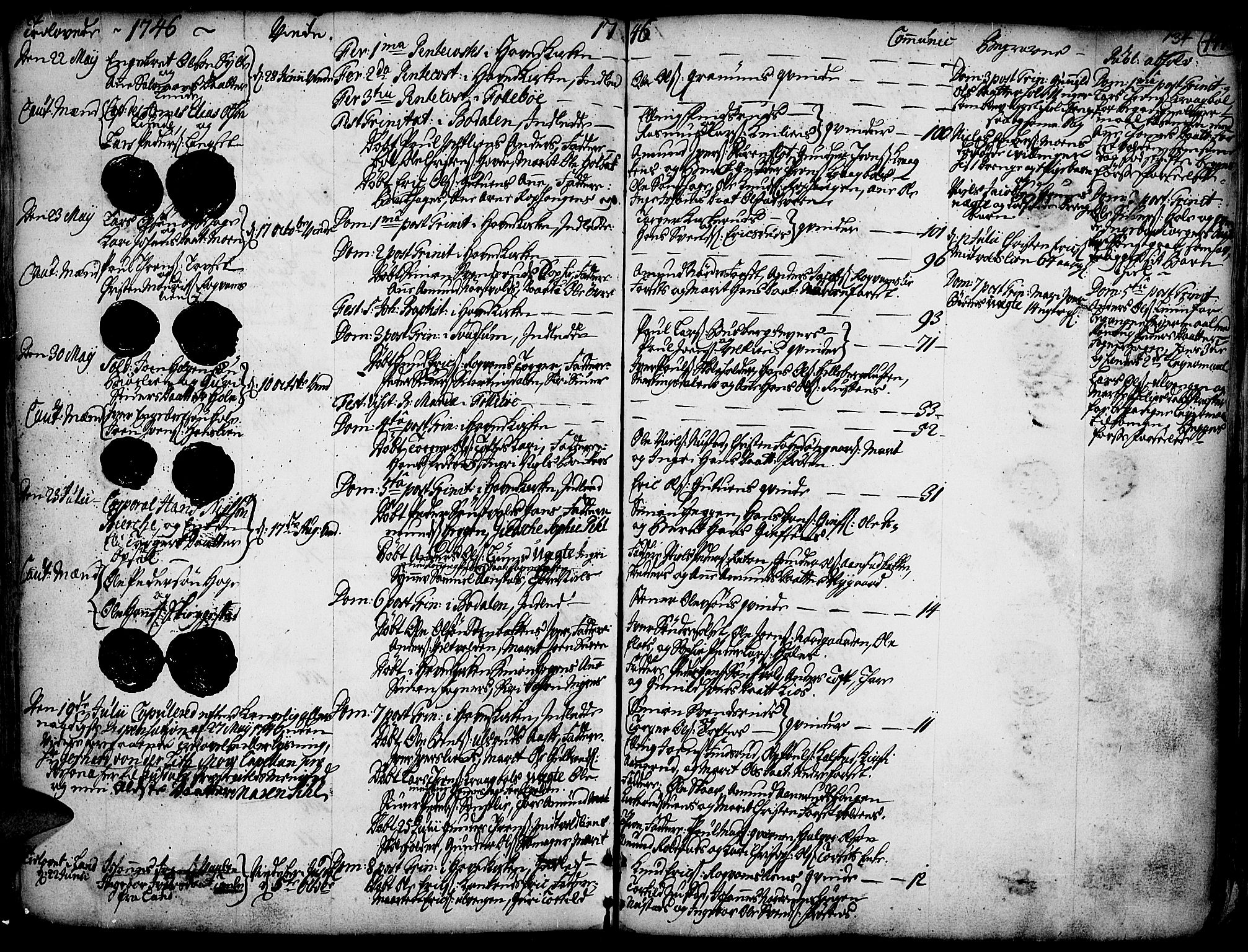 Gausdal prestekontor, SAH/PREST-090/H/Ha/Haa/L0002: Parish register (official) no. 2, 1729-1757, p. 134