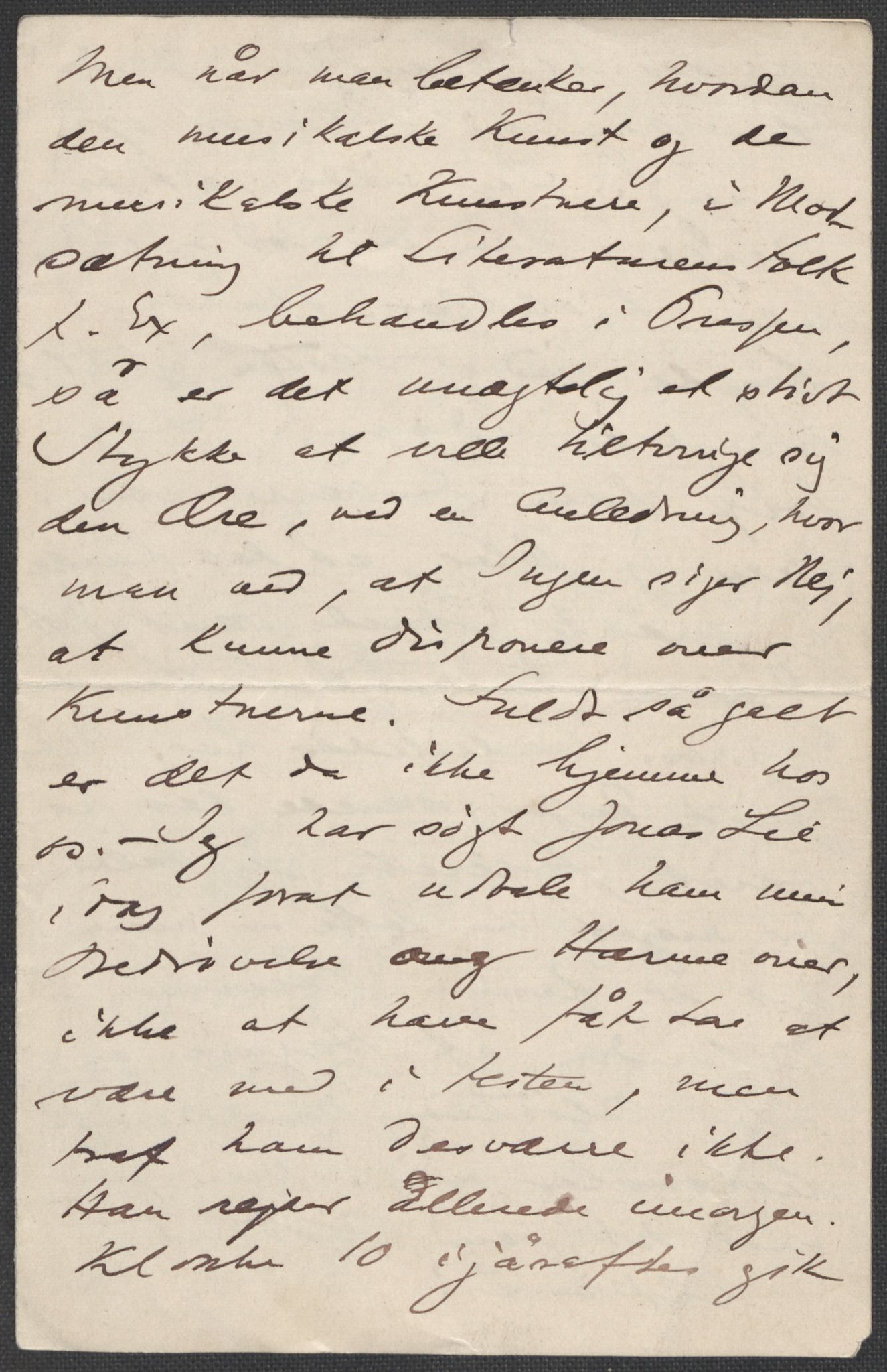 Beyer, Frants, AV/RA-PA-0132/F/L0001: Brev fra Edvard Grieg til Frantz Beyer og "En del optegnelser som kan tjene til kommentar til brevene" av Marie Beyer, 1872-1907, p. 403