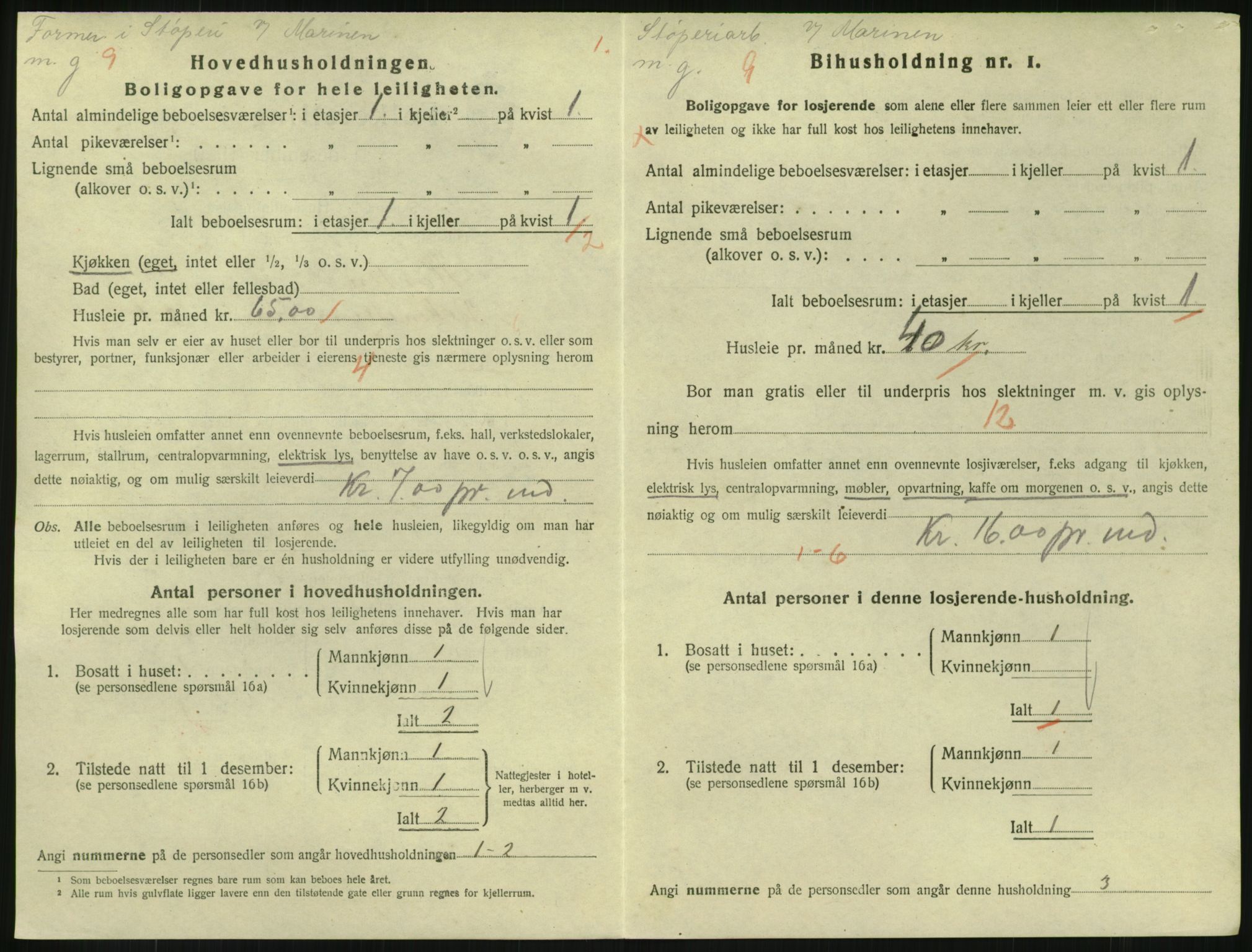 SAKO, 1920 census for Horten, 1920, p. 4758