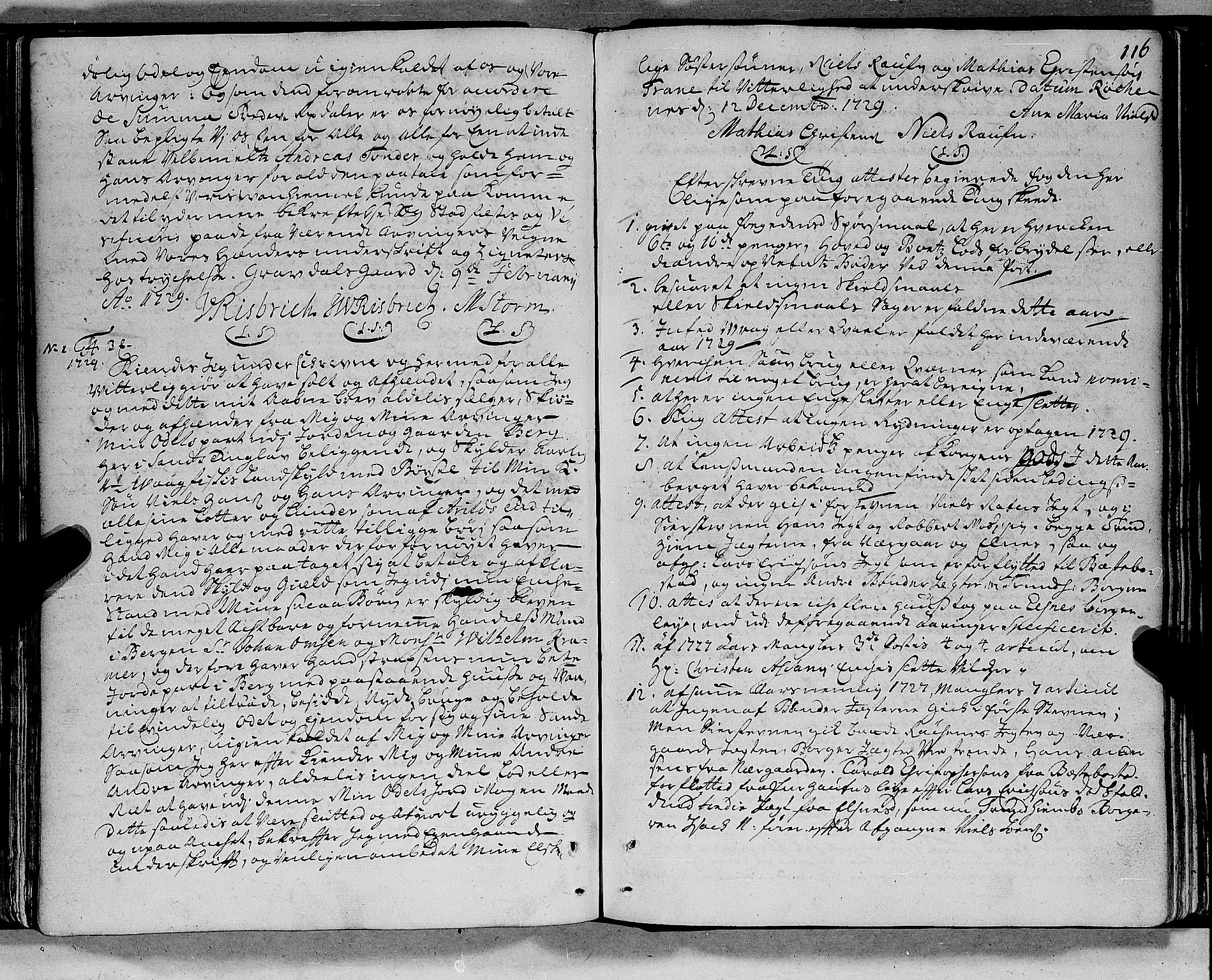 Sorenskriveren i Senja (-1755), SATØ/S-0260, 1727-1731, p. 115b-116a