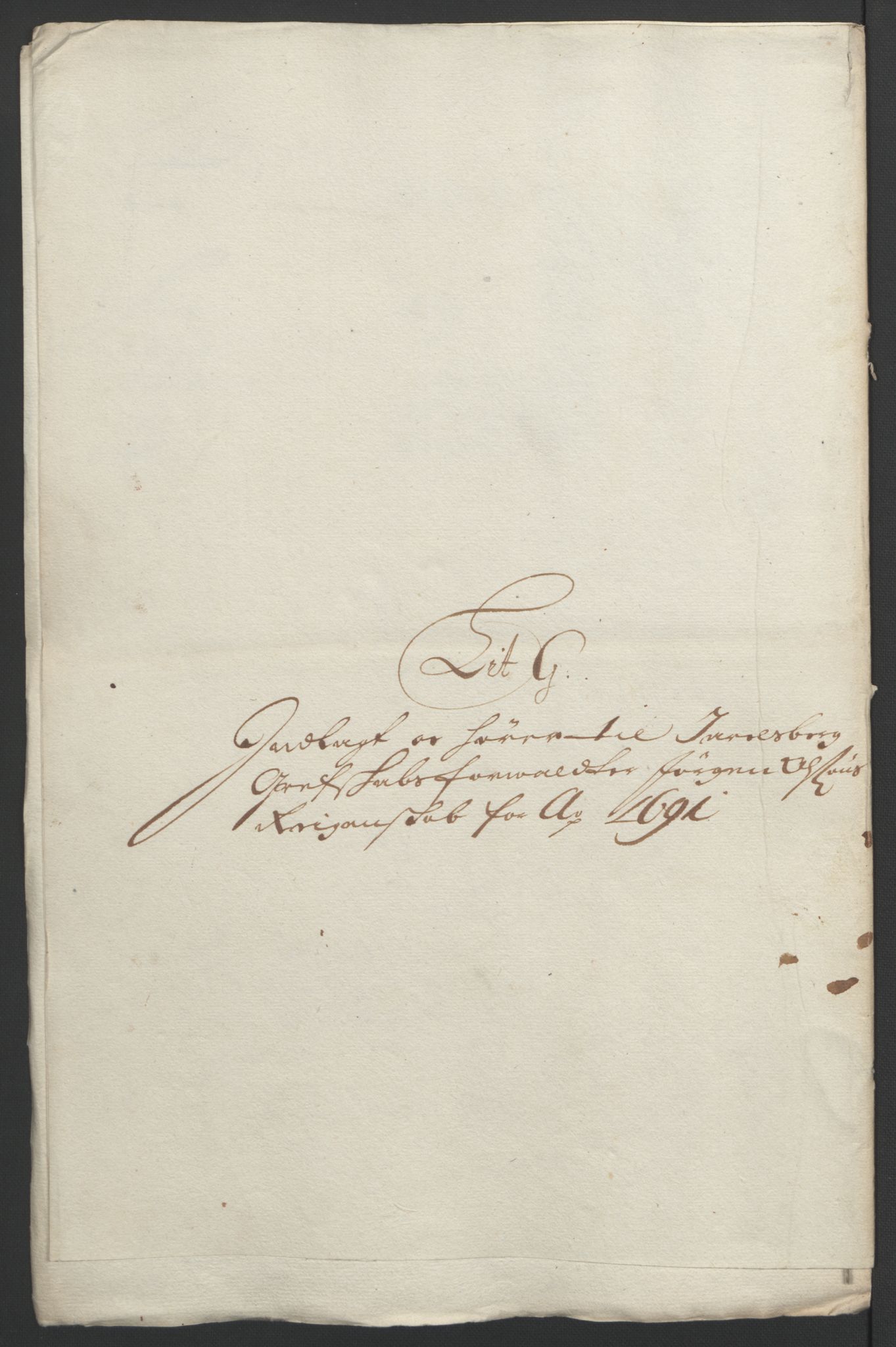 Rentekammeret inntil 1814, Reviderte regnskaper, Fogderegnskap, RA/EA-4092/R32/L1864: Fogderegnskap Jarlsberg grevskap, 1691, p. 241