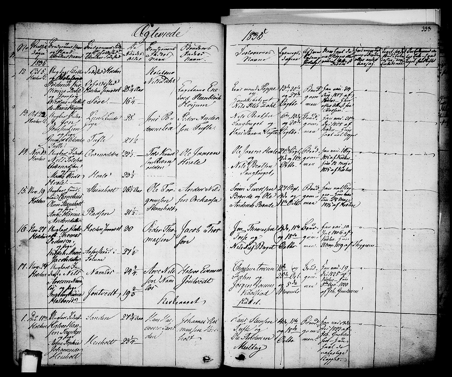 Holla kirkebøker, AV/SAKO-A-272/F/Fa/L0004: Parish register (official) no. 4, 1830-1848, p. 338