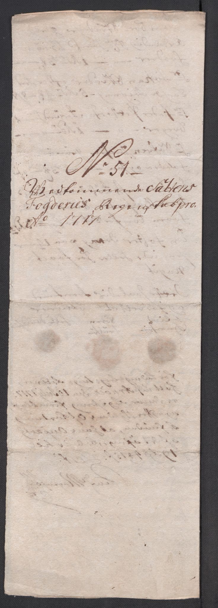 Rentekammeret inntil 1814, Reviderte regnskaper, Fogderegnskap, AV/RA-EA-4092/R66/L4587: Fogderegnskap Salten, 1717, p. 324