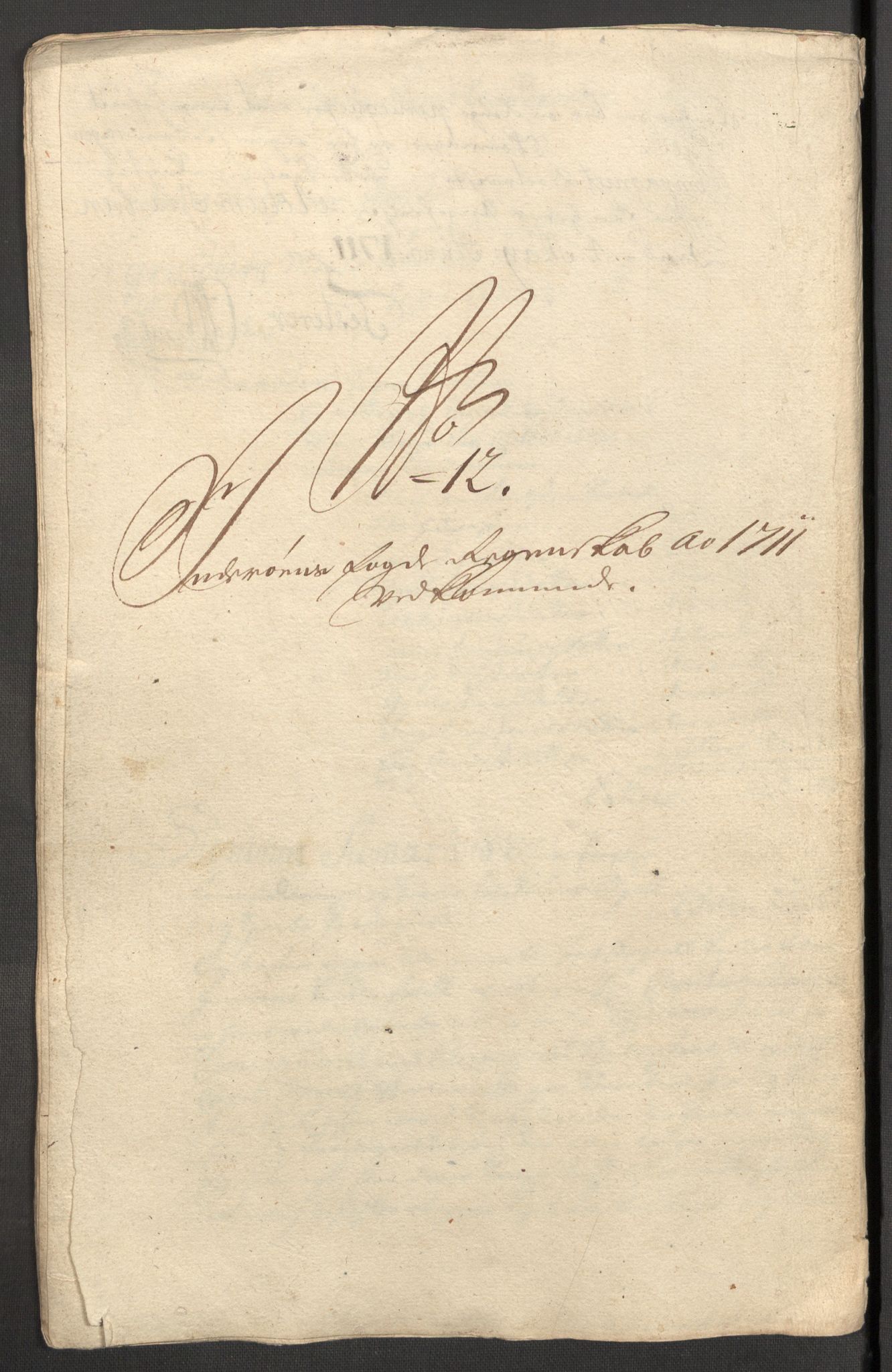Rentekammeret inntil 1814, Reviderte regnskaper, Fogderegnskap, RA/EA-4092/R63/L4319: Fogderegnskap Inderøy, 1711, p. 258