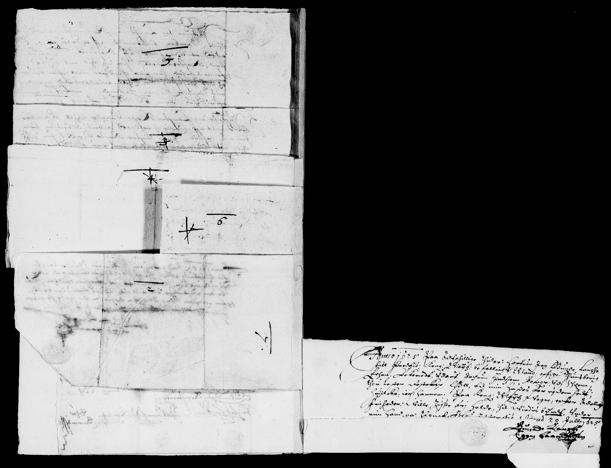 Rentekammeret inntil 1814, Reviderte regnskaper, Lensregnskaper, RA/EA-5023/R/Rb/Rbl/L0001: Brunla len med Numedal len til 1628,  Sandsvær len 1626-28 og Eiker len 1626-37, 1617-1627