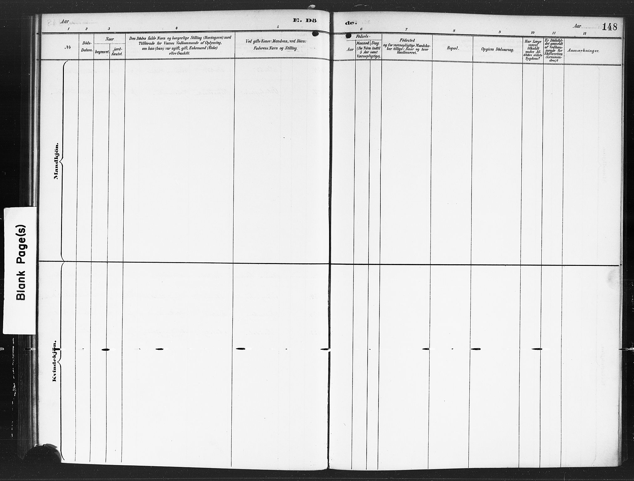 Rødenes prestekontor Kirkebøker, AV/SAO-A-2005/F/Fa/L0010: Parish register (official) no. I 10, 1890-1900, p. 148