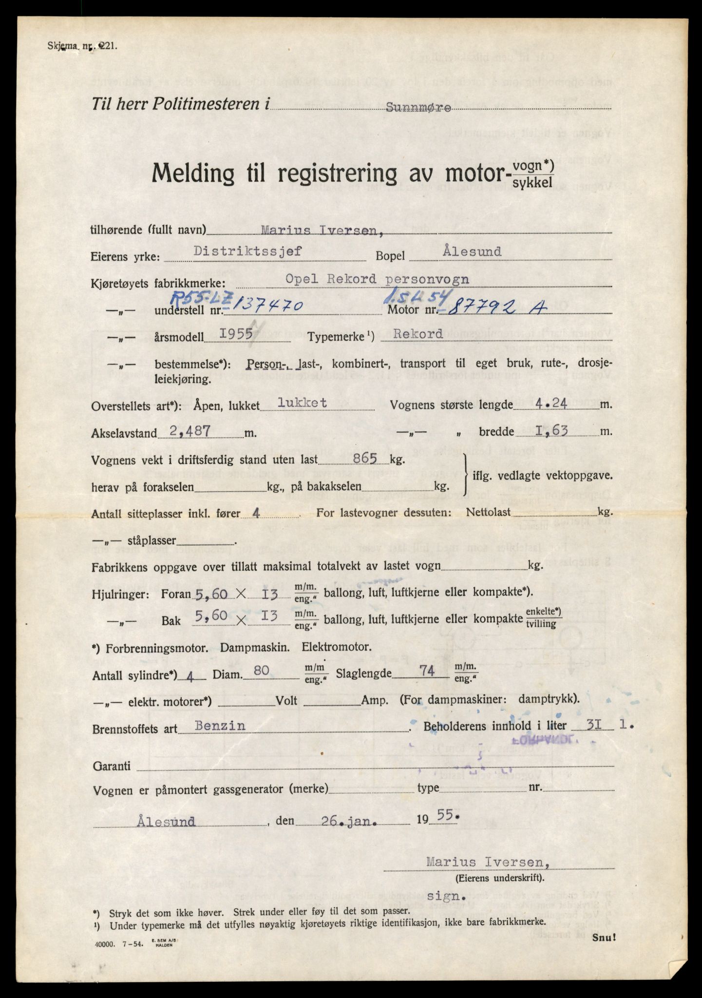 Møre og Romsdal vegkontor - Ålesund trafikkstasjon, AV/SAT-A-4099/F/Fe/L0048: Registreringskort for kjøretøy T 14721 - T 14863, 1927-1998, p. 1036