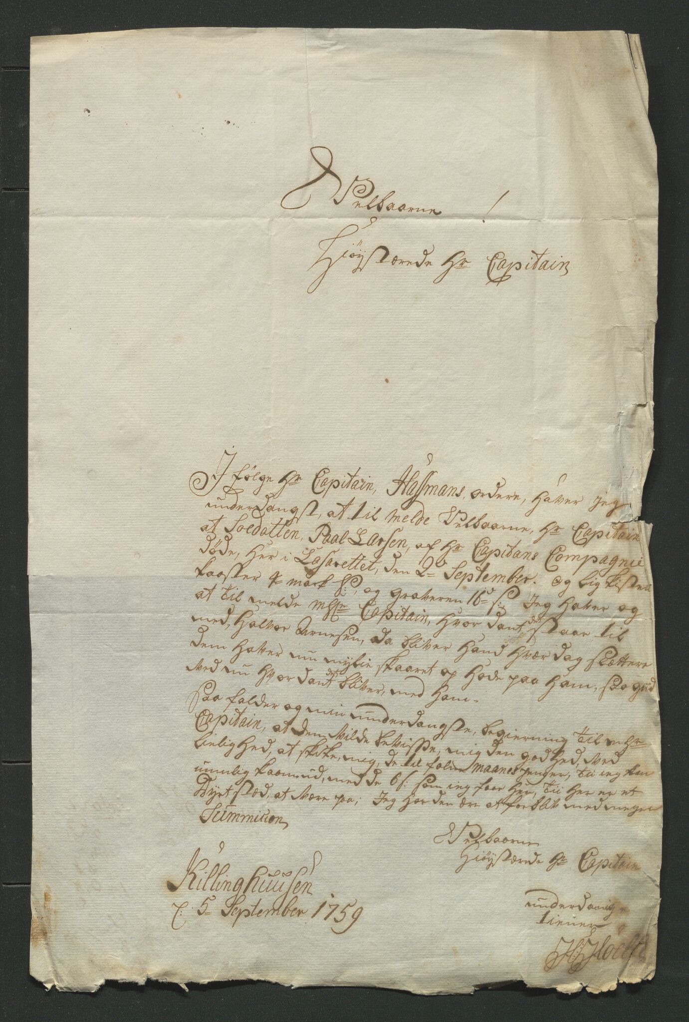 Åker i Vang, Hedmark, og familien Todderud, AV/SAH-ARK-010/J/Jc/L0002: Korrespondanse, 1753-1762, p. 264