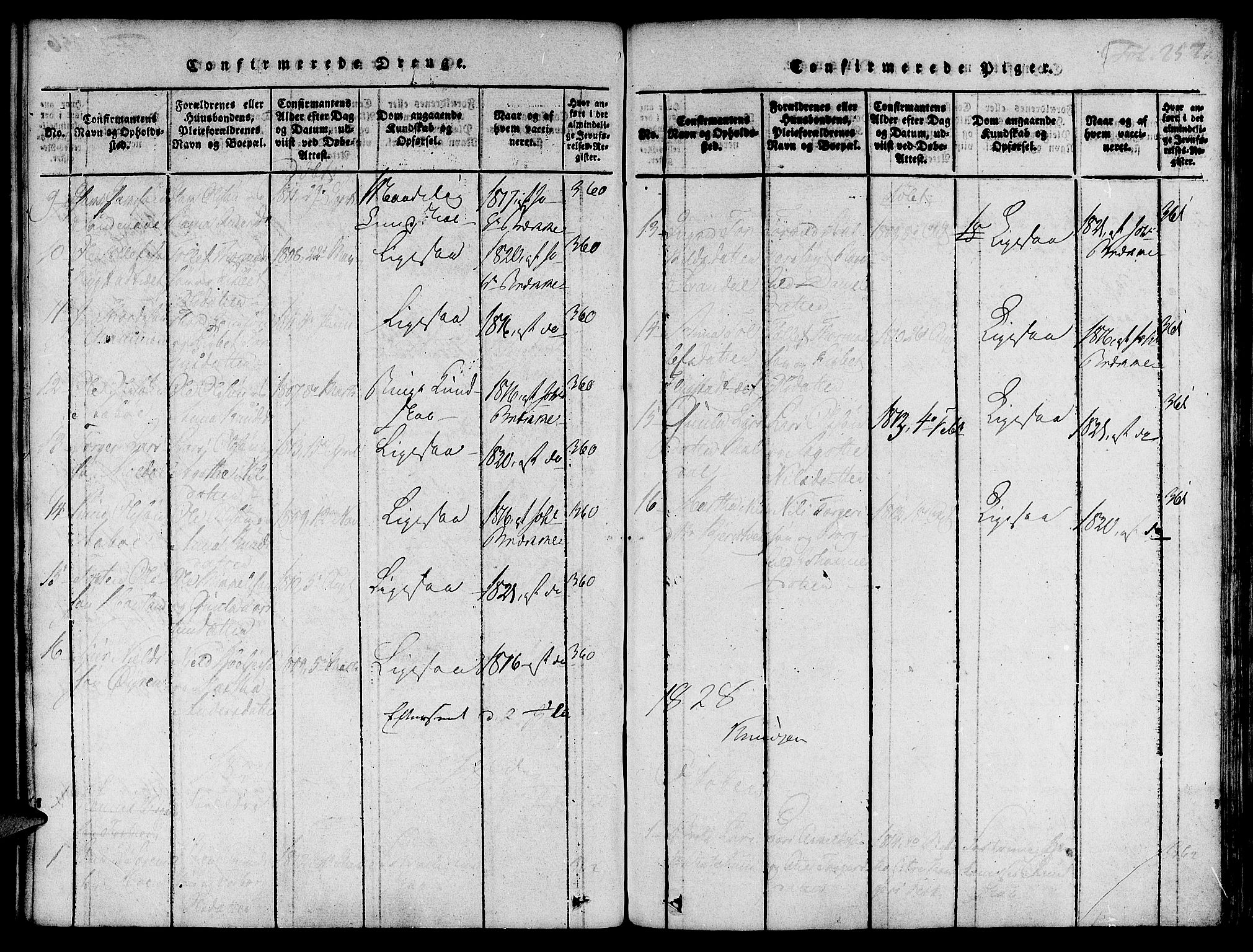 Suldal sokneprestkontor, AV/SAST-A-101845/01/IV/L0007: Parish register (official) no. A 7, 1817-1838, p. 257