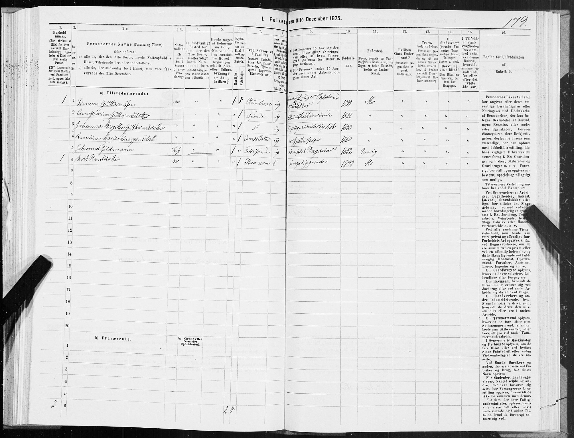 SAT, 1875 census for 1833P Mo, 1875, p. 1179