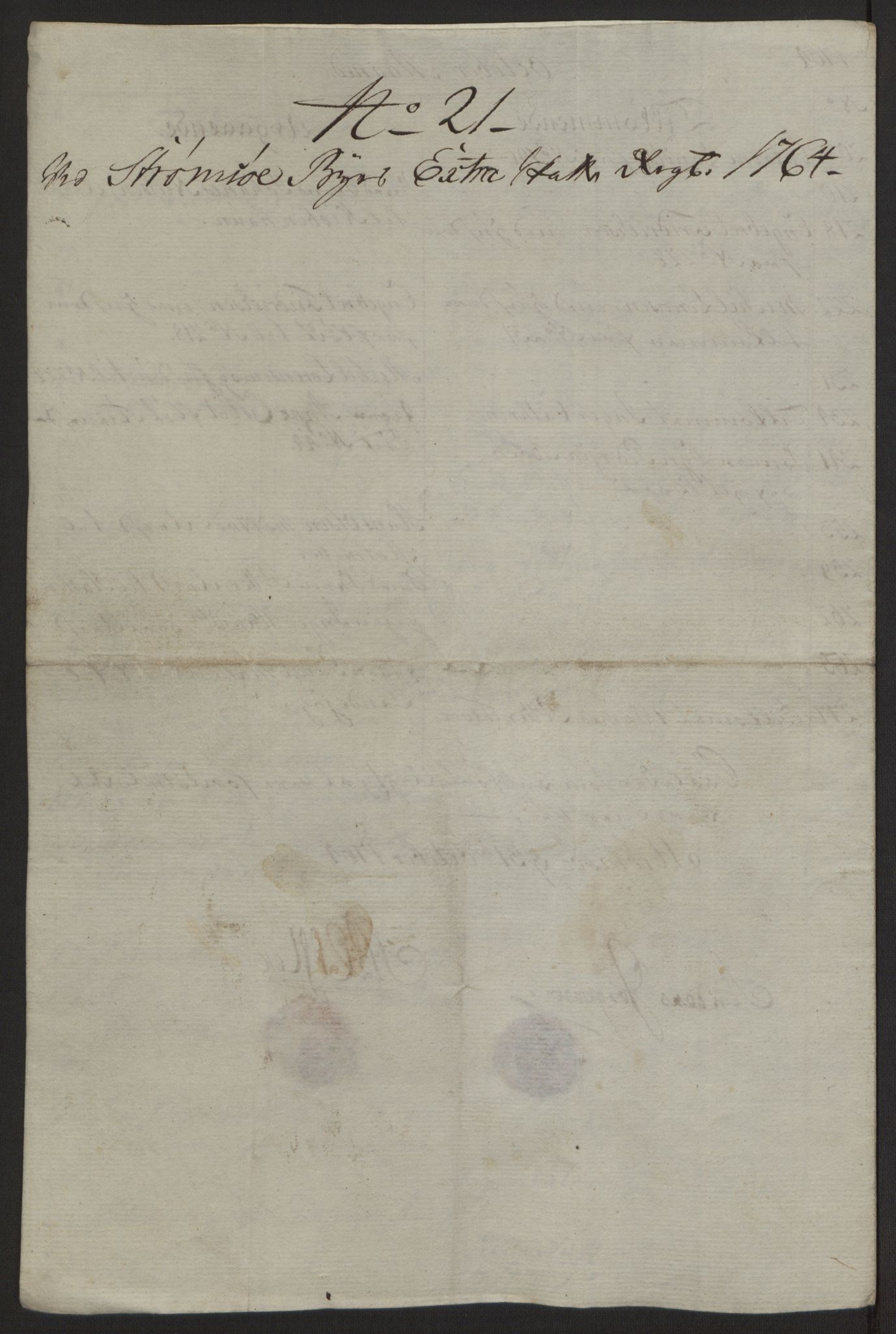 Rentekammeret inntil 1814, Reviderte regnskaper, Byregnskaper, AV/RA-EA-4066/R/Rg/L0144/0001: [G4] Kontribusjonsregnskap / Ekstraskatt, 1762-1767, p. 300