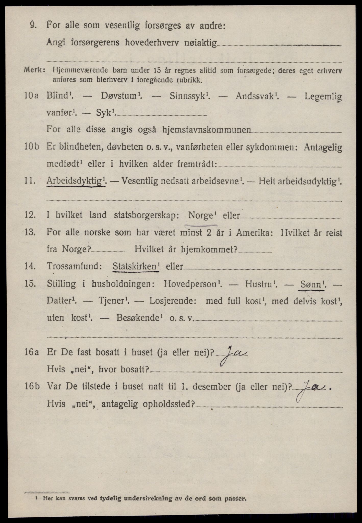 SAT, 1920 census for Hjørundfjord, 1920, p. 1158