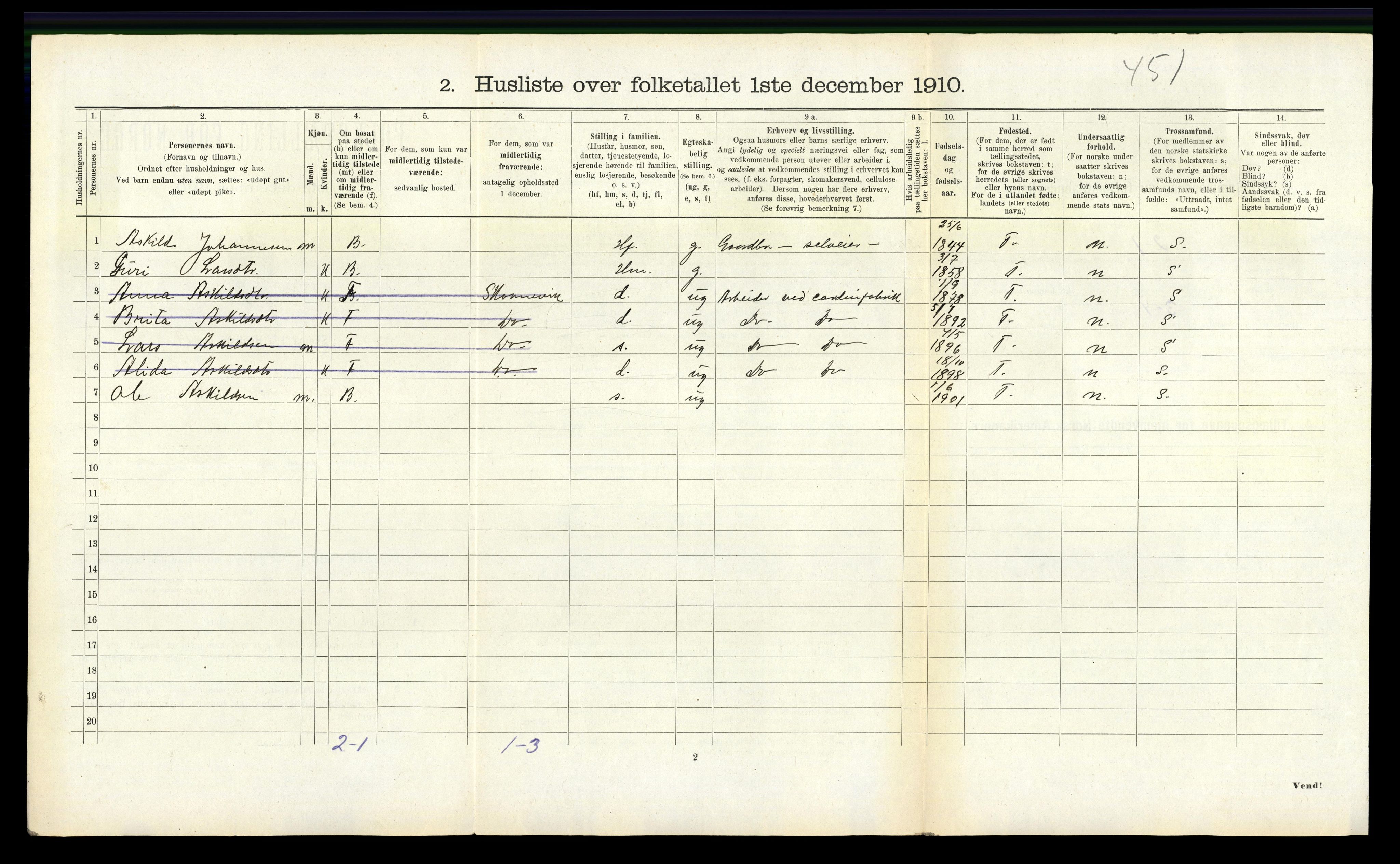 RA, 1910 census for Skånevik, 1910, p. 766