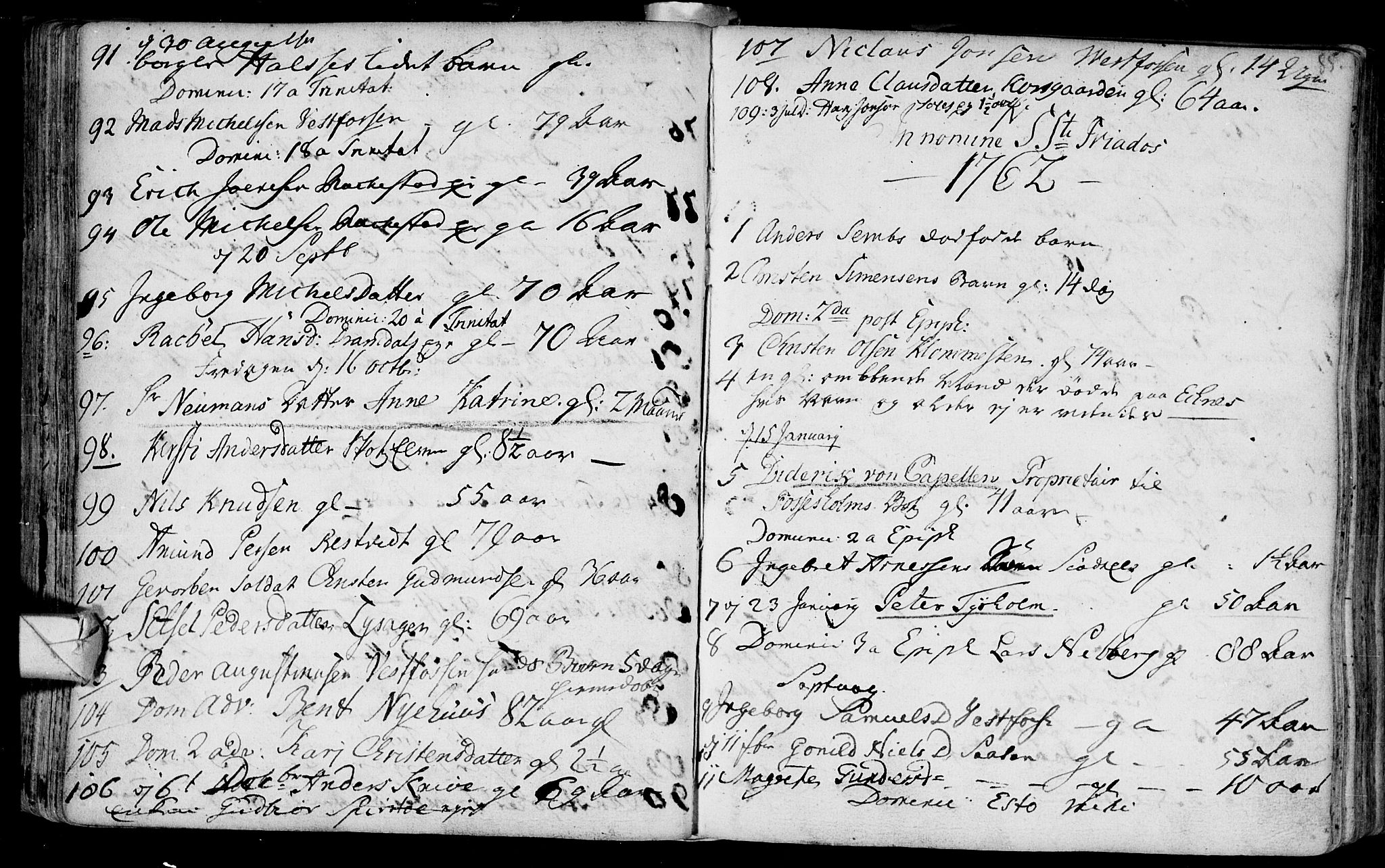 Eiker kirkebøker, AV/SAKO-A-4/F/Fa/L0007: Parish register (official) no. I 7 /1, 1733-1808, p. 85